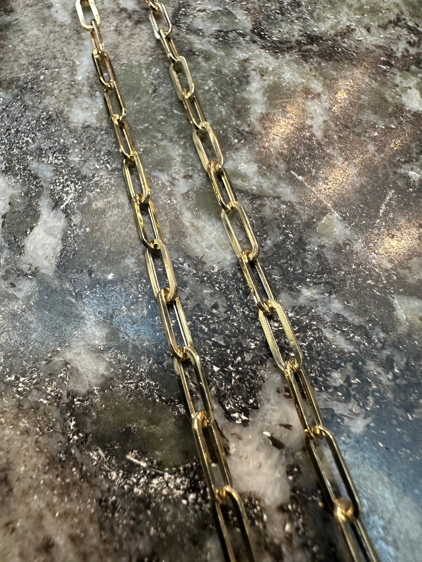 Prachtige 14K Gouden Papierclip Ketting – 3,1 mm | 60 cm | Modern & Tijdloos