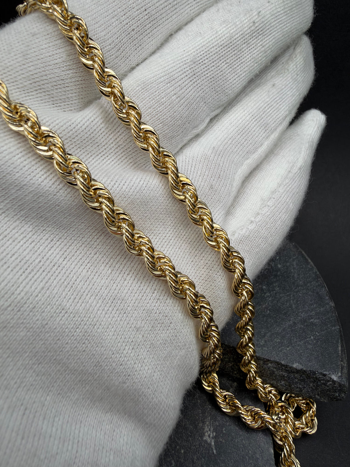 14K Gouden Rope Chain – 5 mm – Nederlands Goud