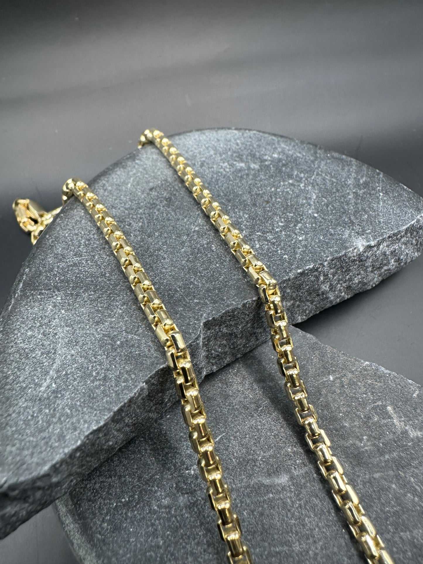 14K Gouden Box Ketting – 60 cm