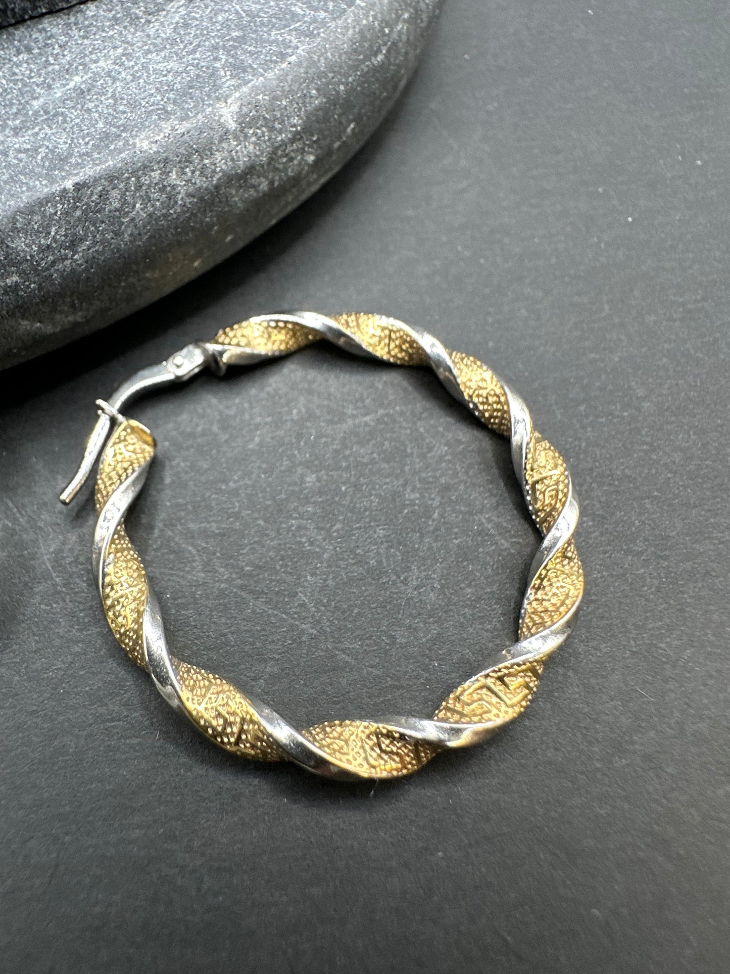 14K Gouden Bicolor Wokkels – 31 mm