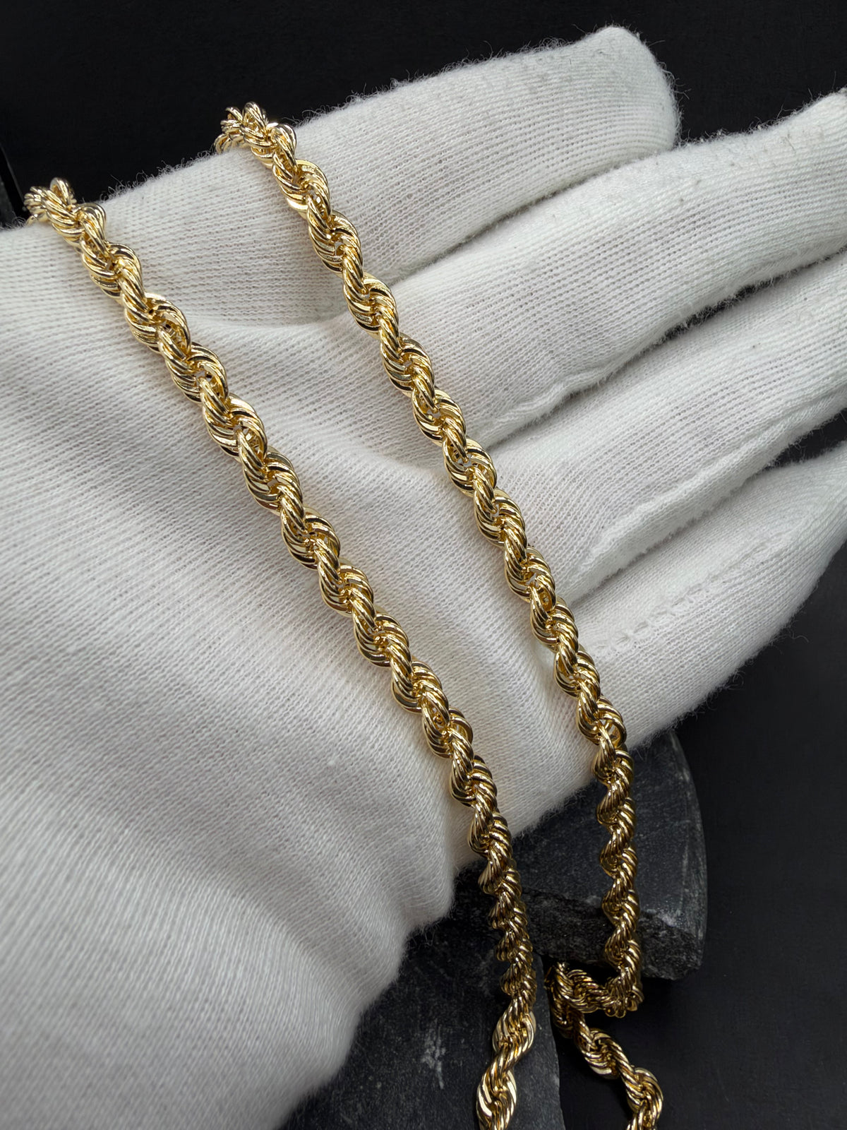 14K Gouden Rope Chain – 5 mm – Nederlands Goud