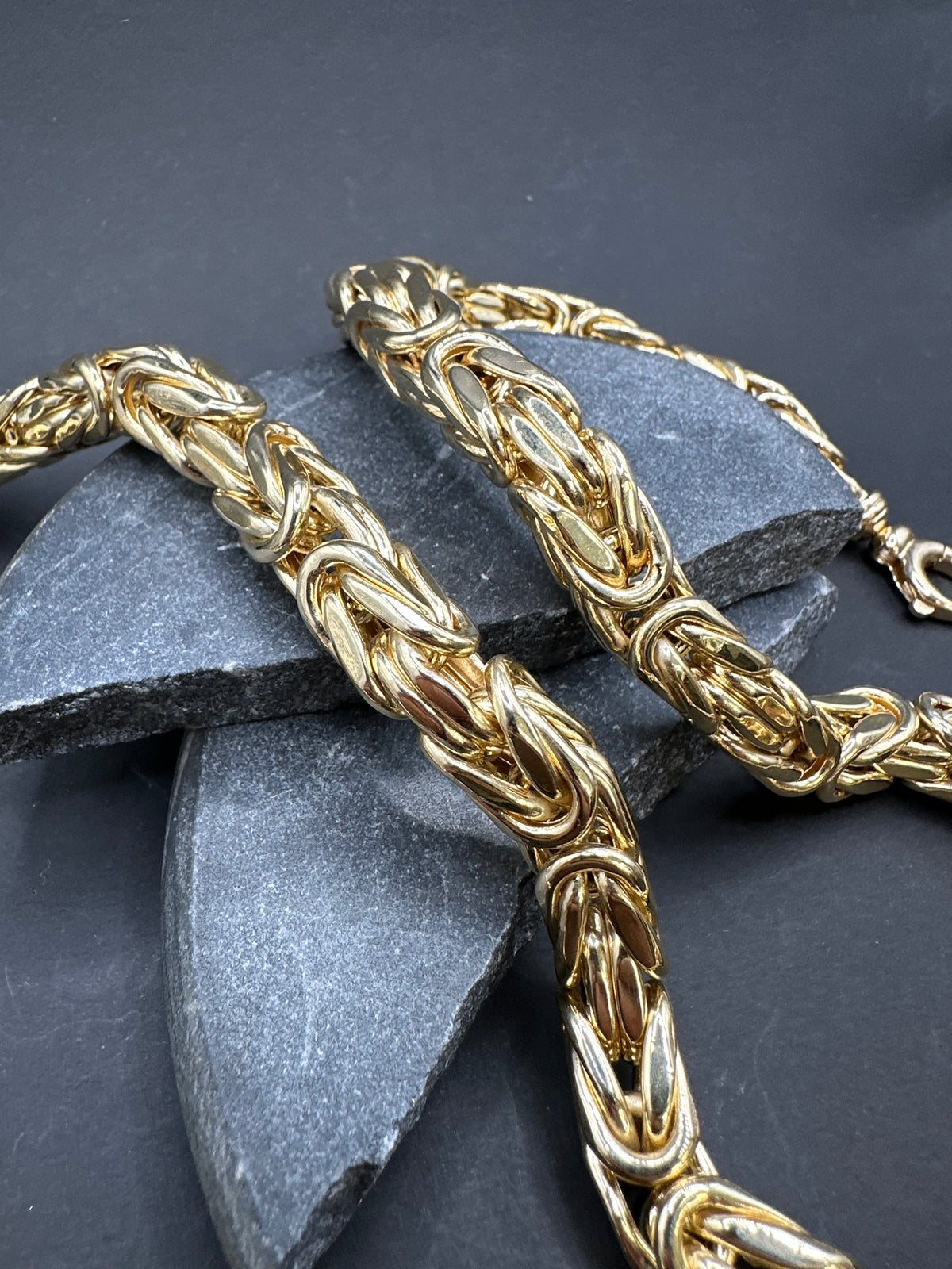 14K Gouden BOMBASTIC Koningsketting – 10 mm – 70 cm