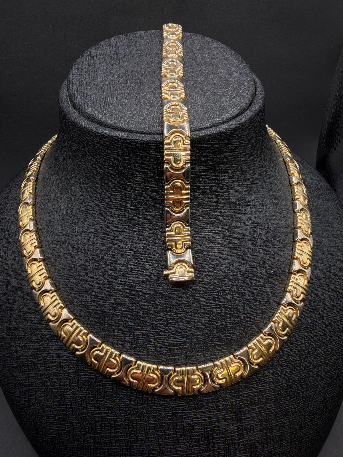18K Gouden Set met Collier en Armband – 9,3 mm