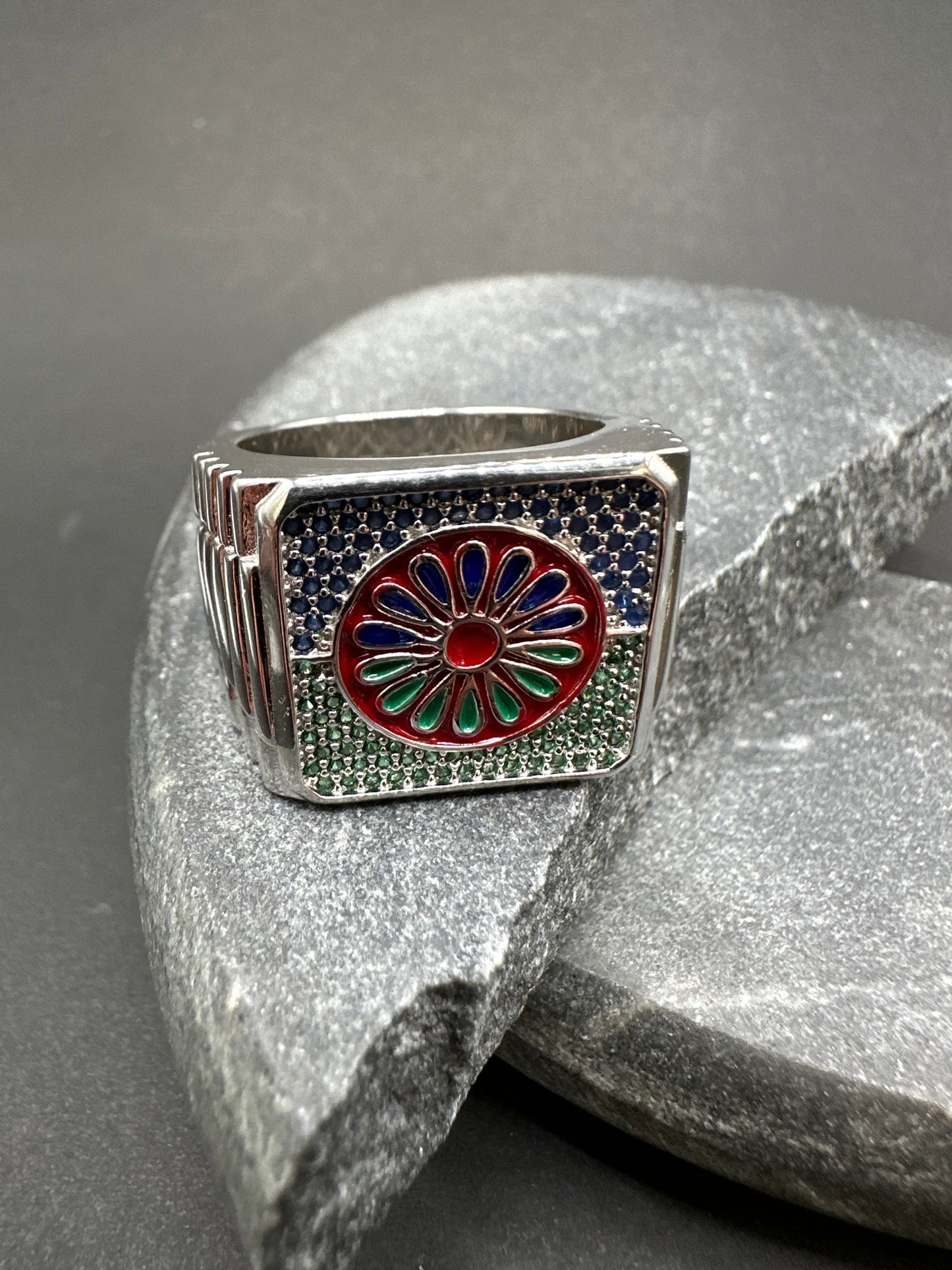 925 Zilveren Roma & Sinti Ring – Maat 20