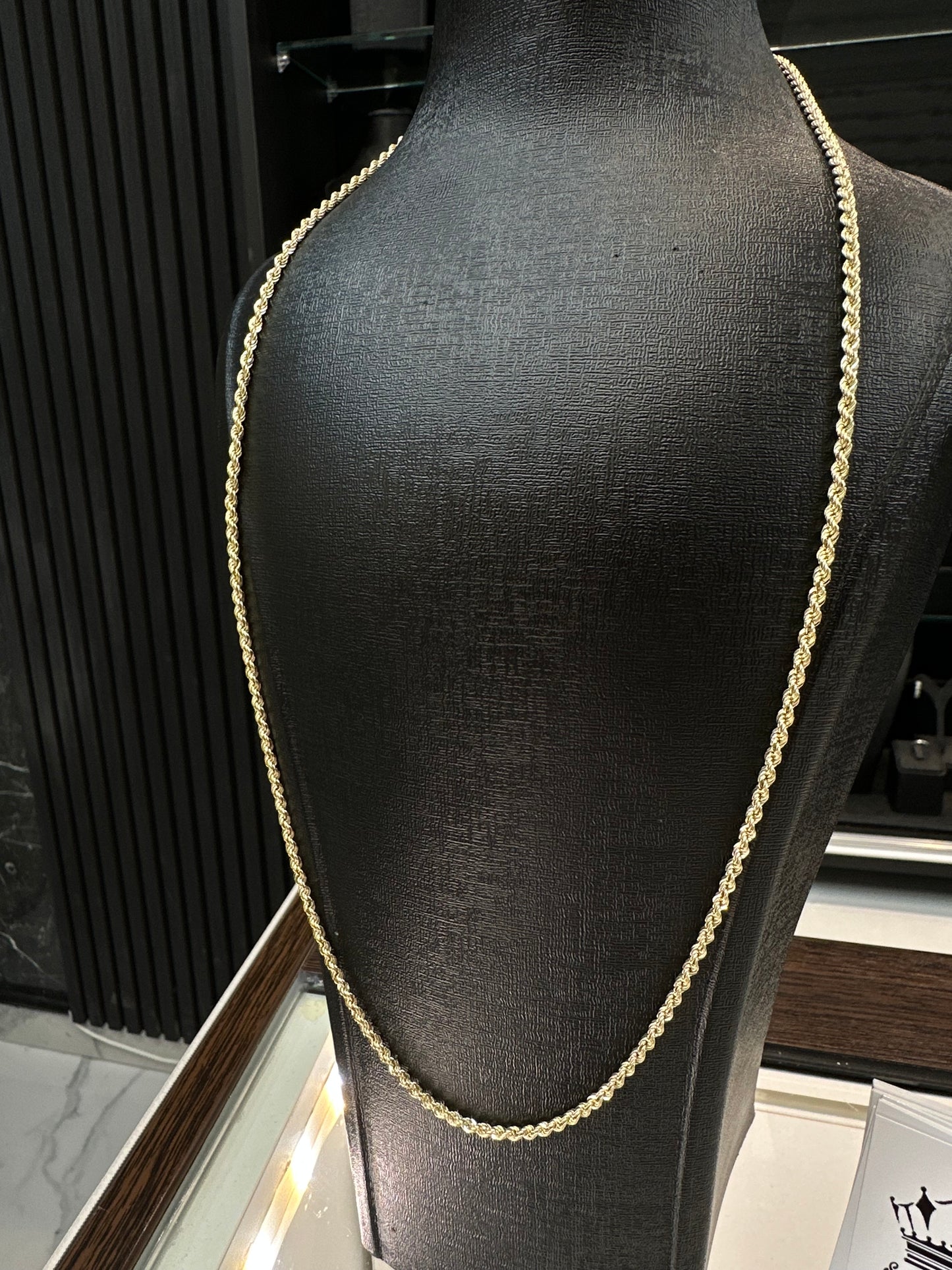 Prachtige 14K Gouden Rope Chain – 65 cm | 2,6 mm | Tijdloos & Luxe