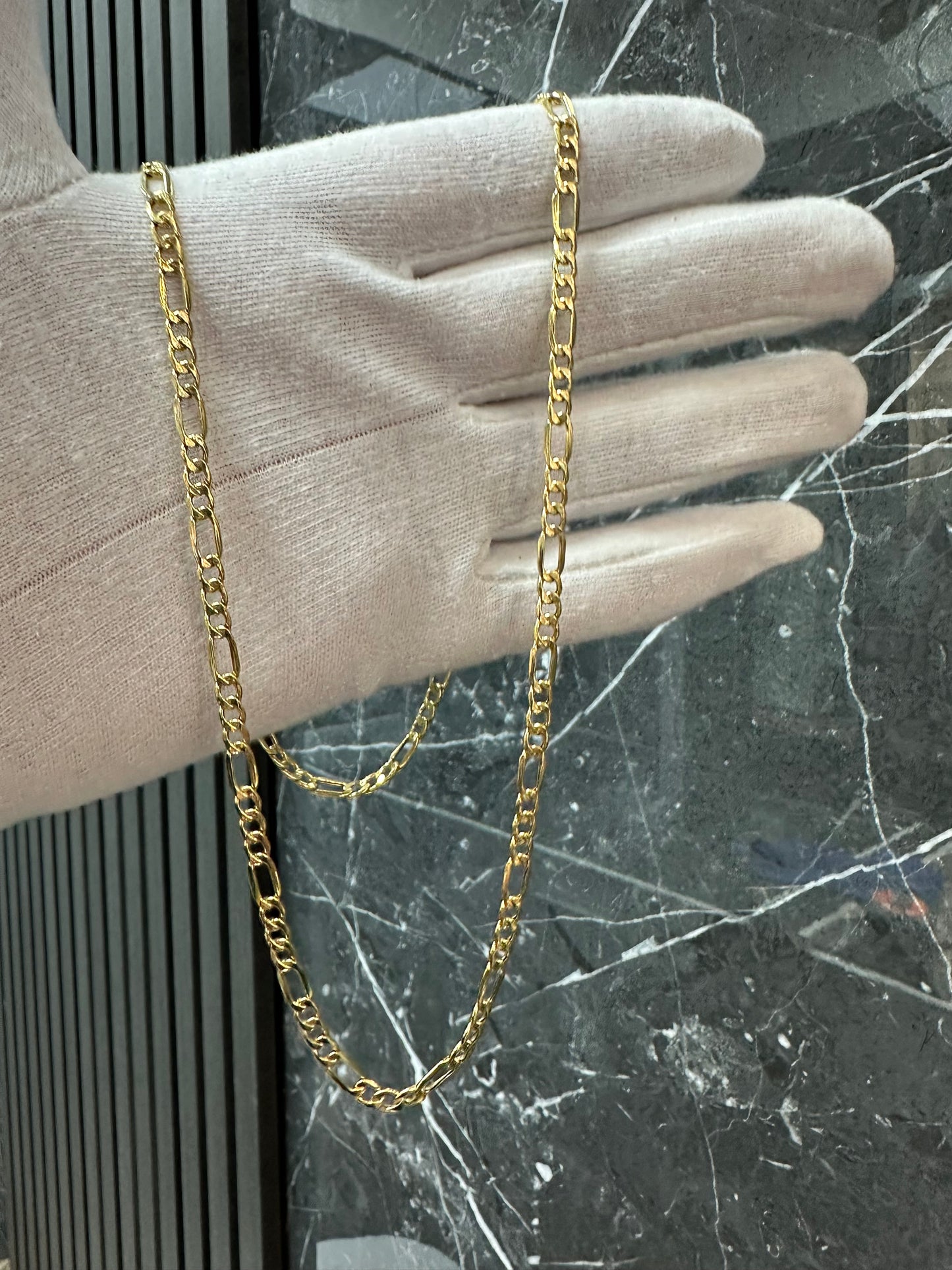 14K Gouden Figaro Ketting – Klassiek met Karakter