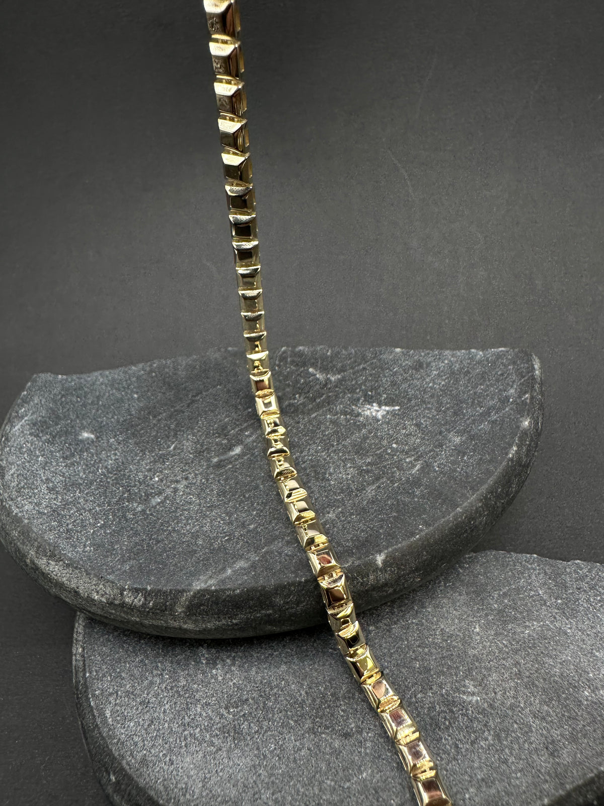 14K Gouden Flexibele Armband 3,8 mm – 19 cm