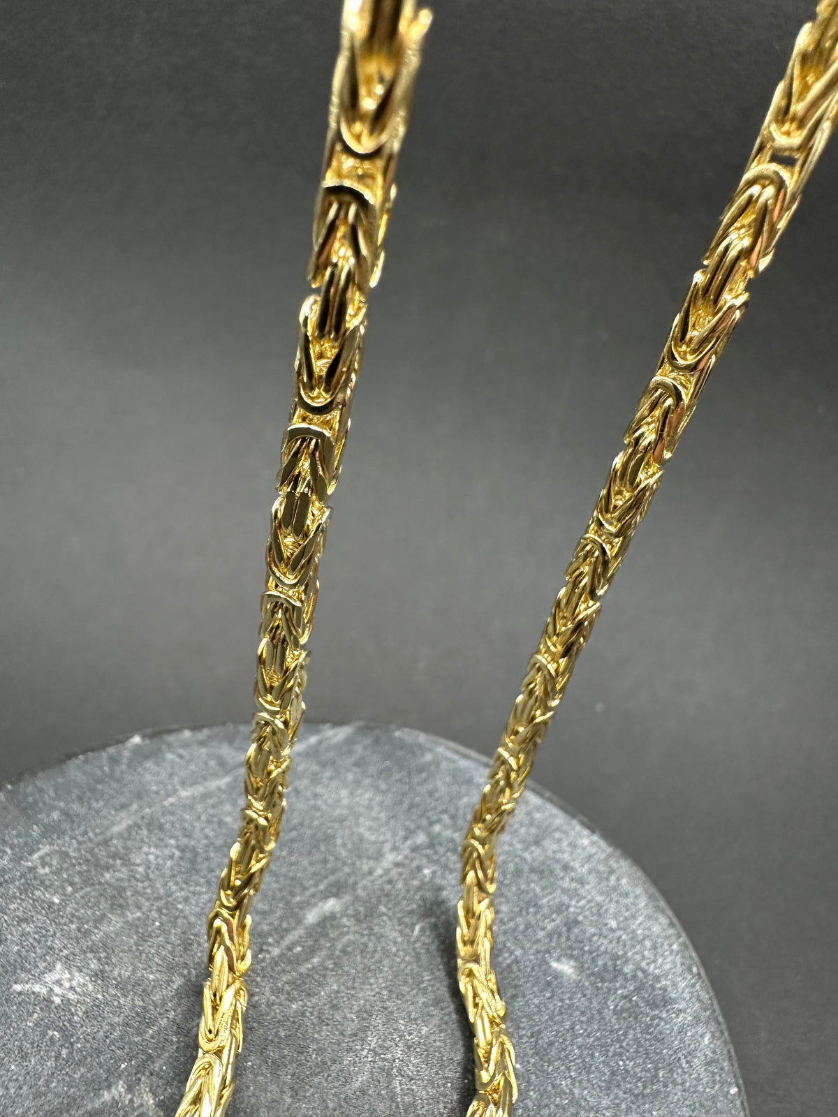 14K Gouden Massieve Koningsketting – 70 cm | 3,1 mm | Made in Italy