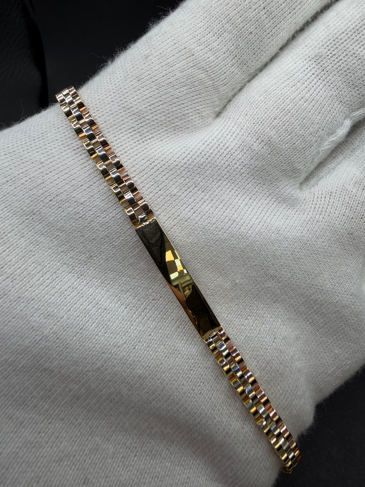 14K Gouden Kinder Presidentarmband – 14 cm – 4,4 mm