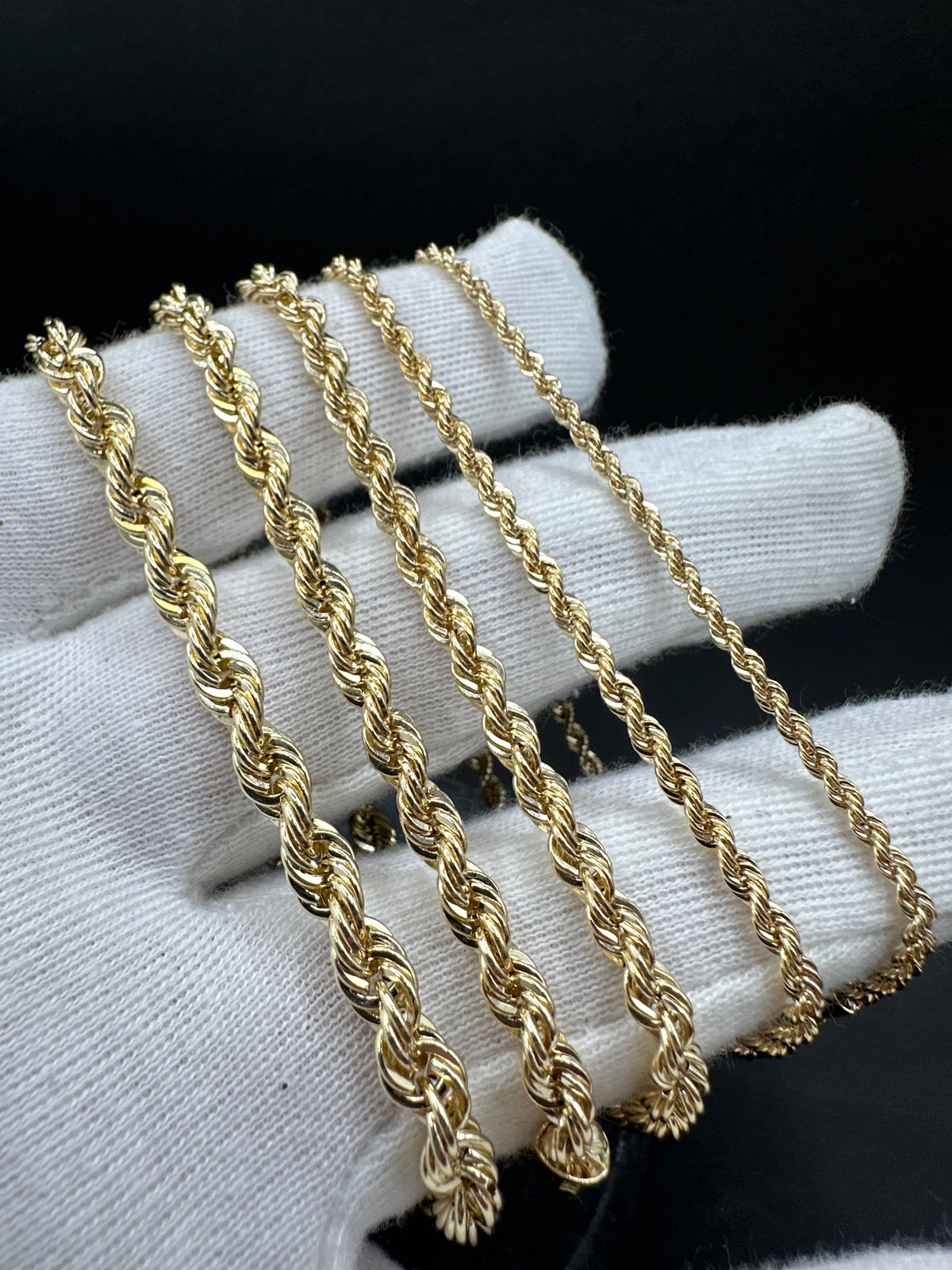 14K Gouden Rope Armbanden – Diverse Maten