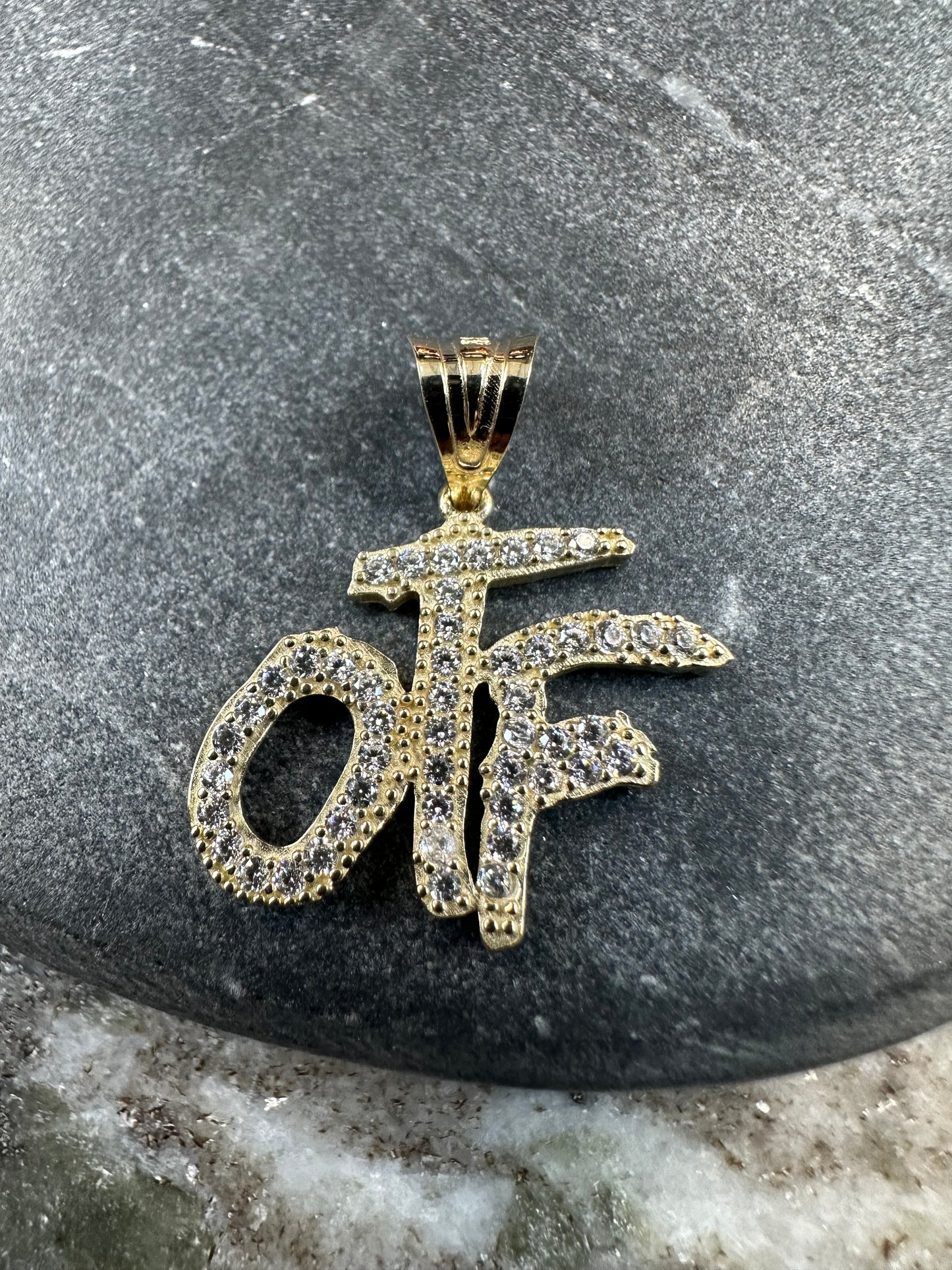 Prachtige 14K Gouden OTF Hanger