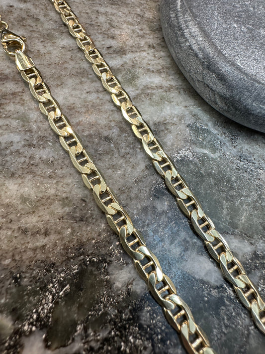14K Gouden Anker Ketting – 61 cm