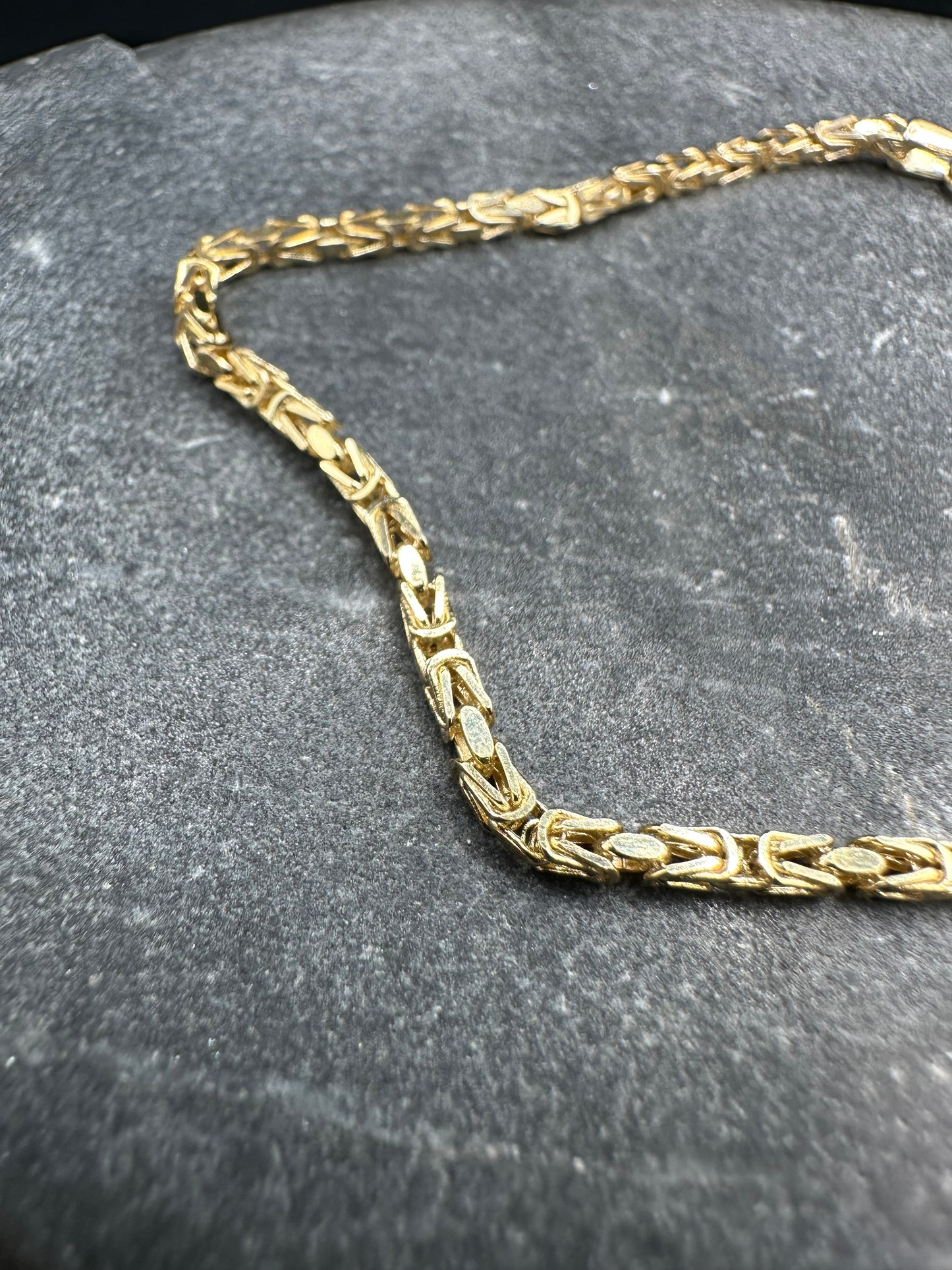 14K Gouden Massieve Koningsarmband – 2,1 mm | unisex