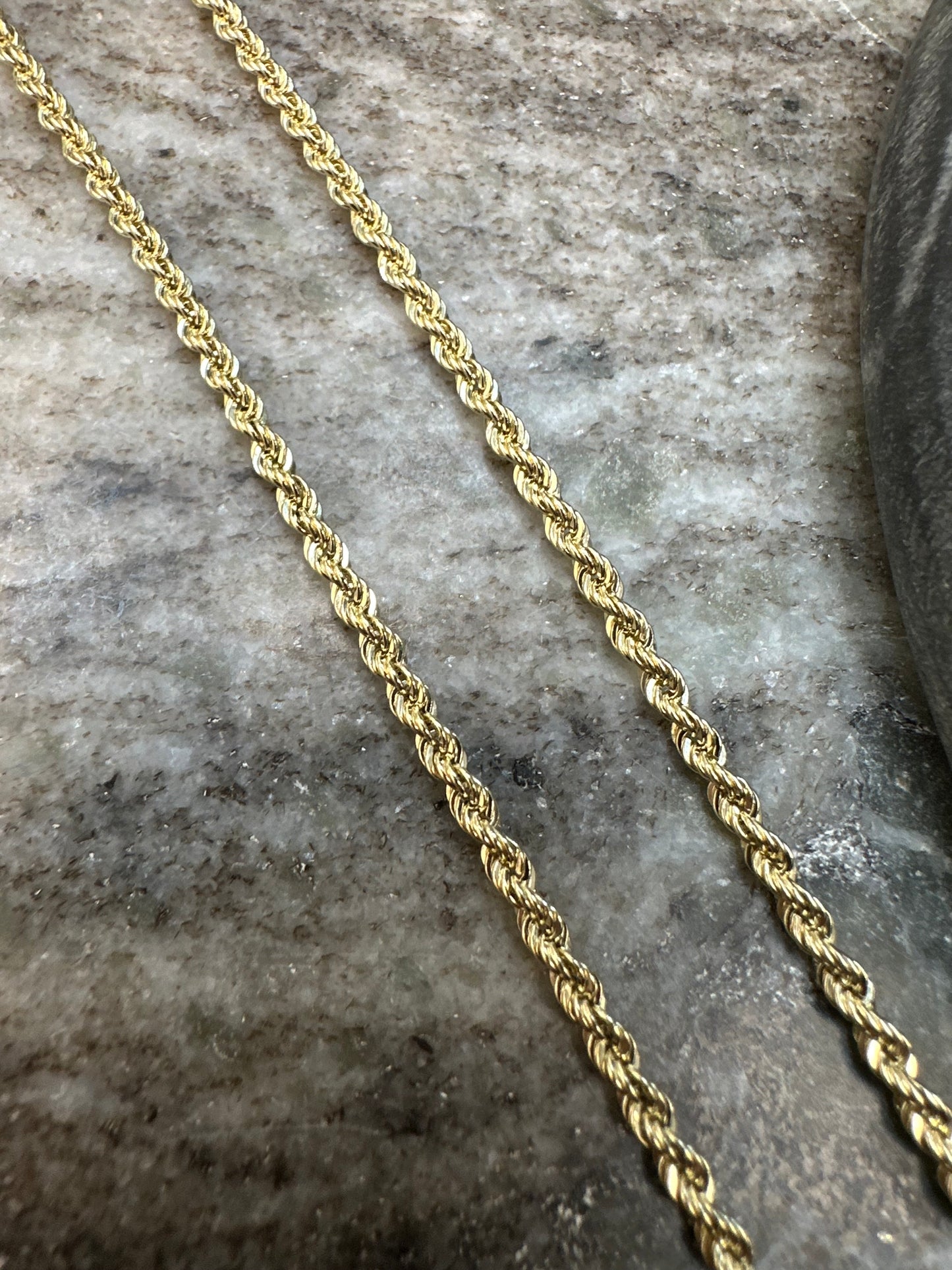 Prachtige 14K Gouden Rope Chain – 65 cm | 2,6 mm | Tijdloos & Luxe