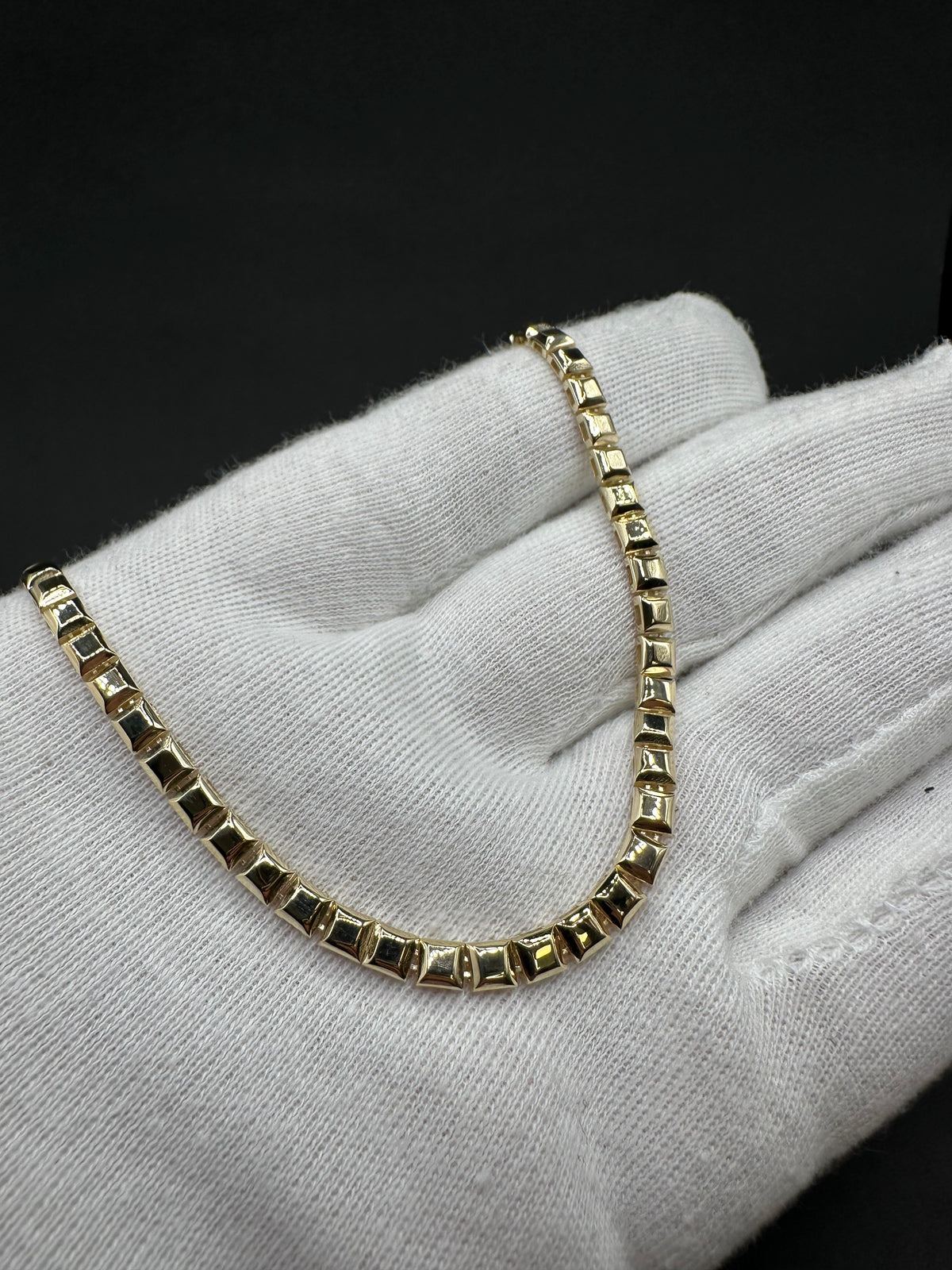14K Gouden Flexibele Armband 3,8 mm – 19 cm