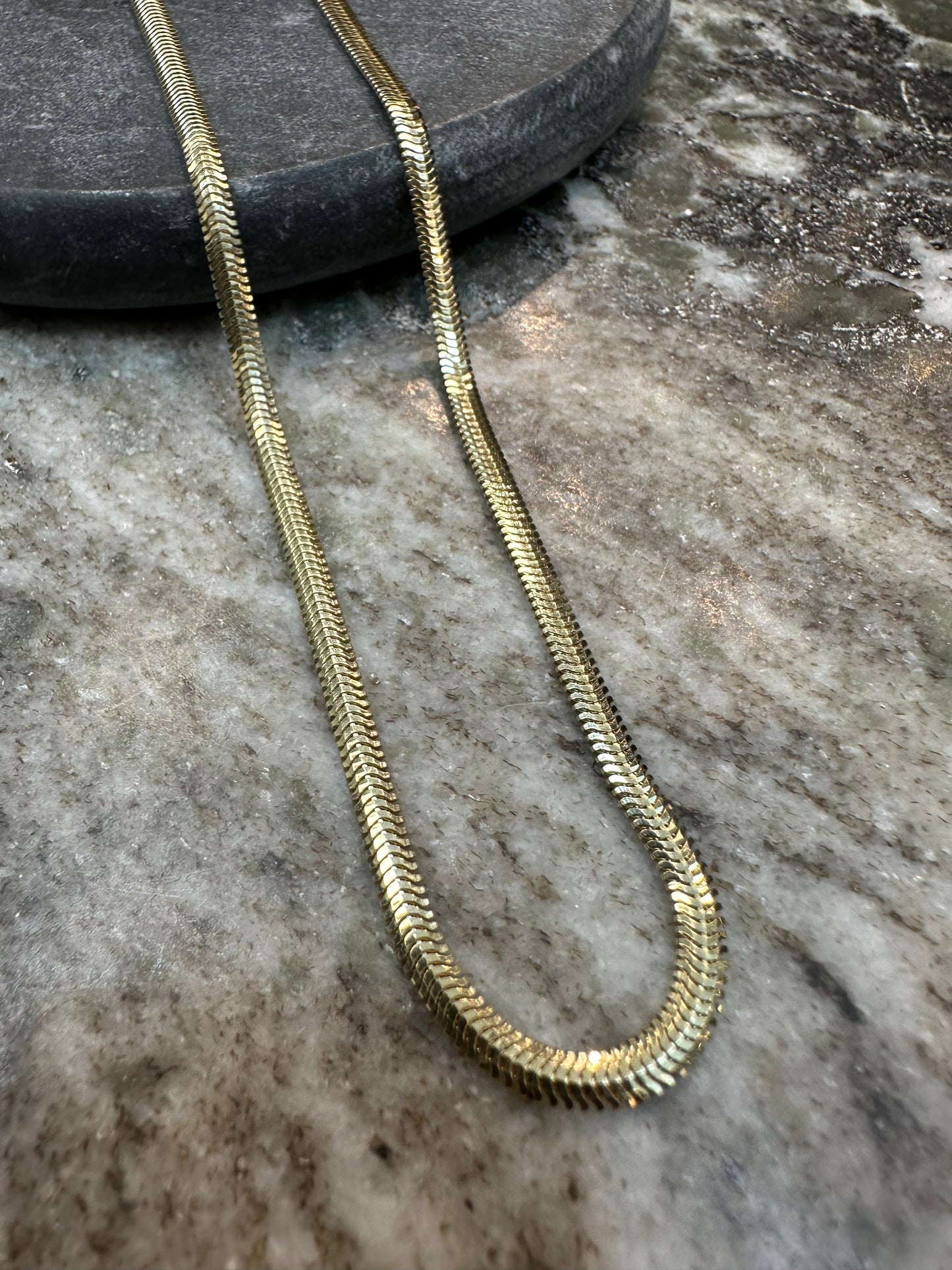 14K Gouden Snake Collier
