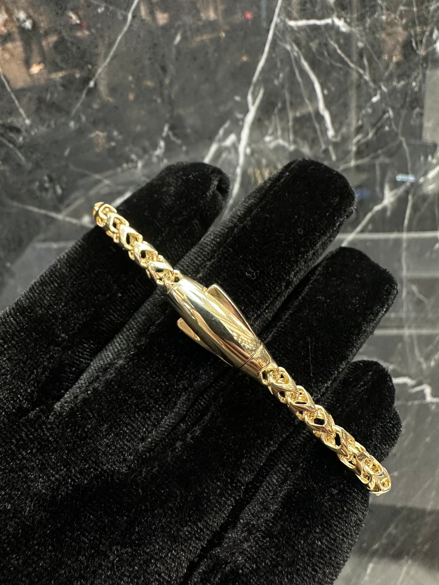 14K Gouden Unieke Armband met Luxe Slot – 20 cm | 6,2 mm