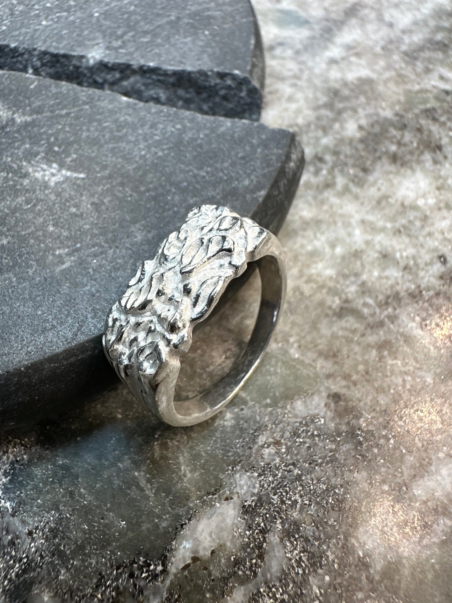 Prachtige 925 Zilveren Piet Piet Ring – Massief | Stoer & Krachtig Design