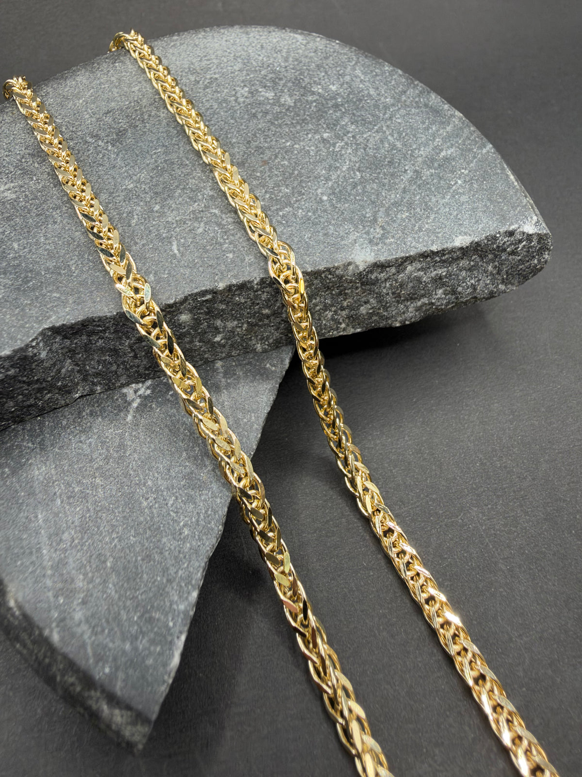 14K Gouden Vossenstaart Ketting – 3 mm