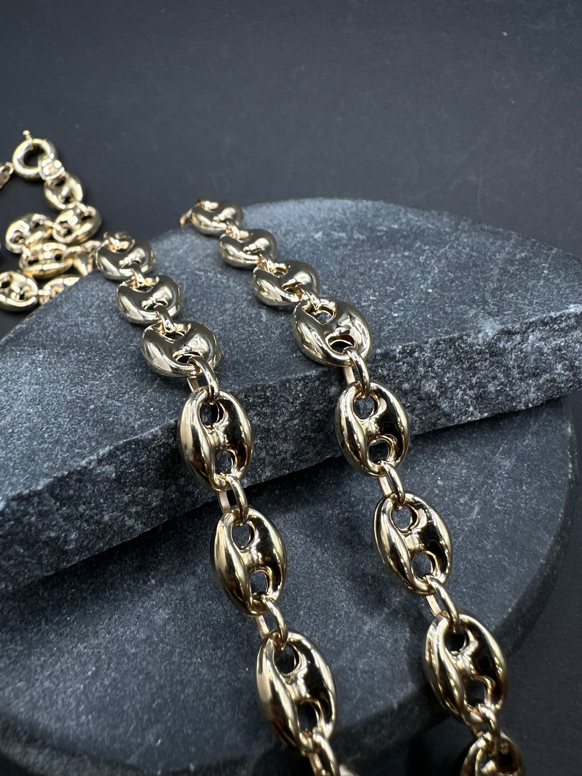 14K Gouden Koffiebonen Ketting