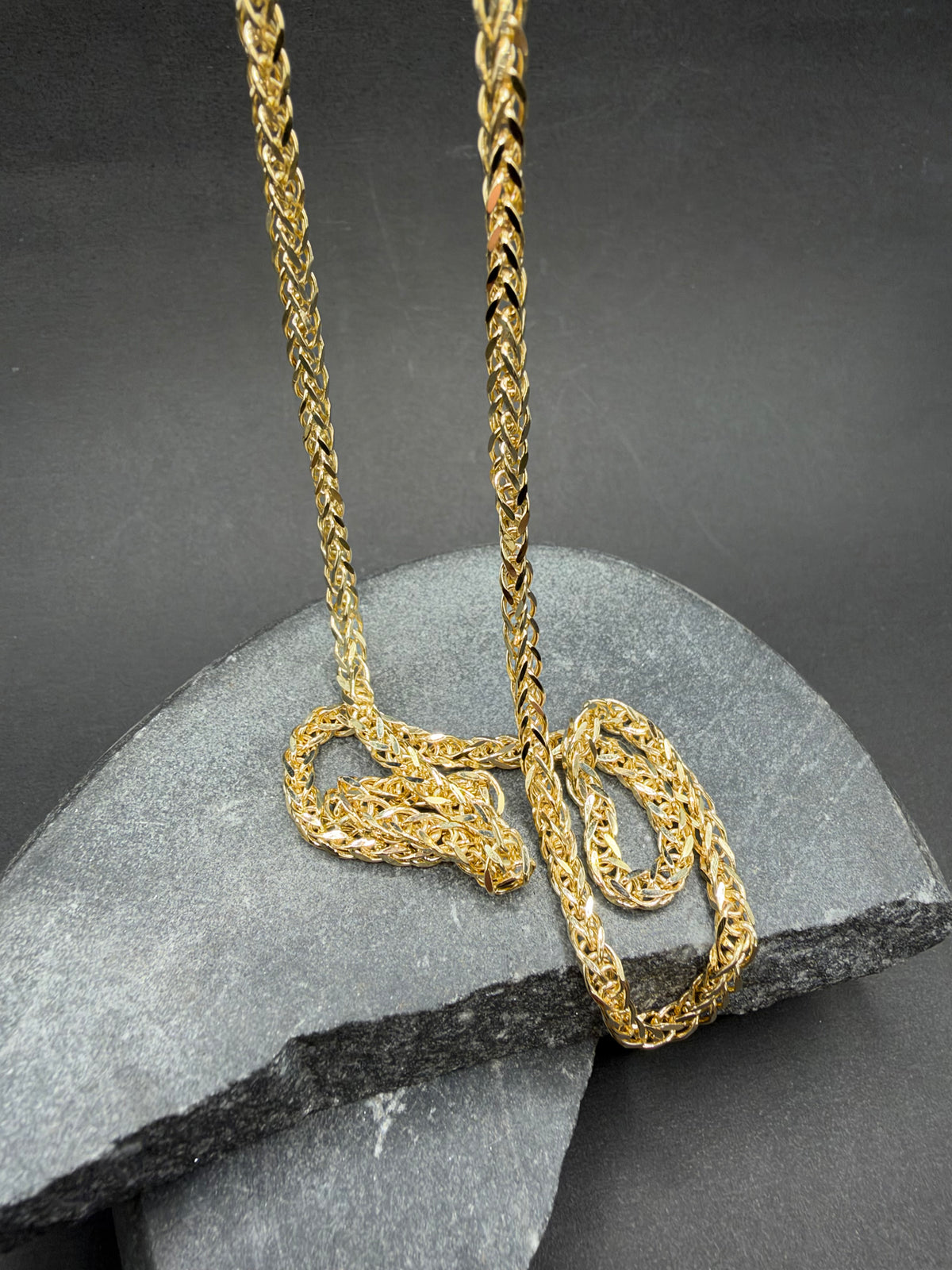 14K Gouden Vossenstaart Ketting – 3 mm