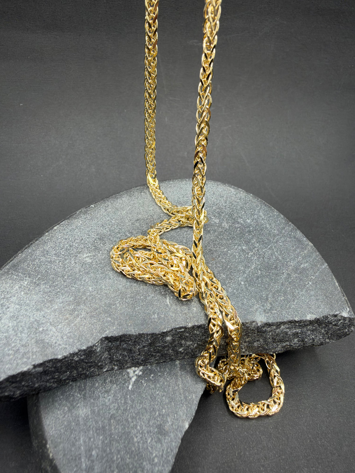 14K Gouden Vossenstaart Ketting – 3 mm