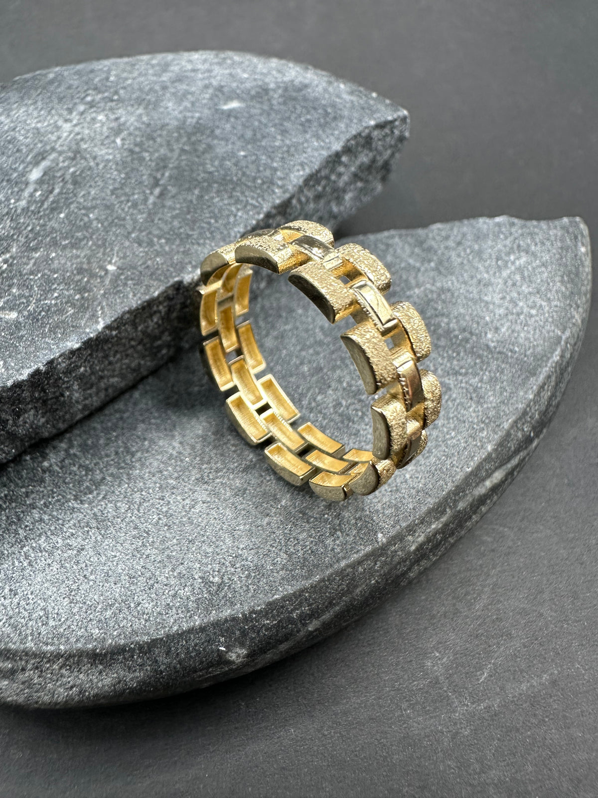 14K Gouden Rollie Schakelring