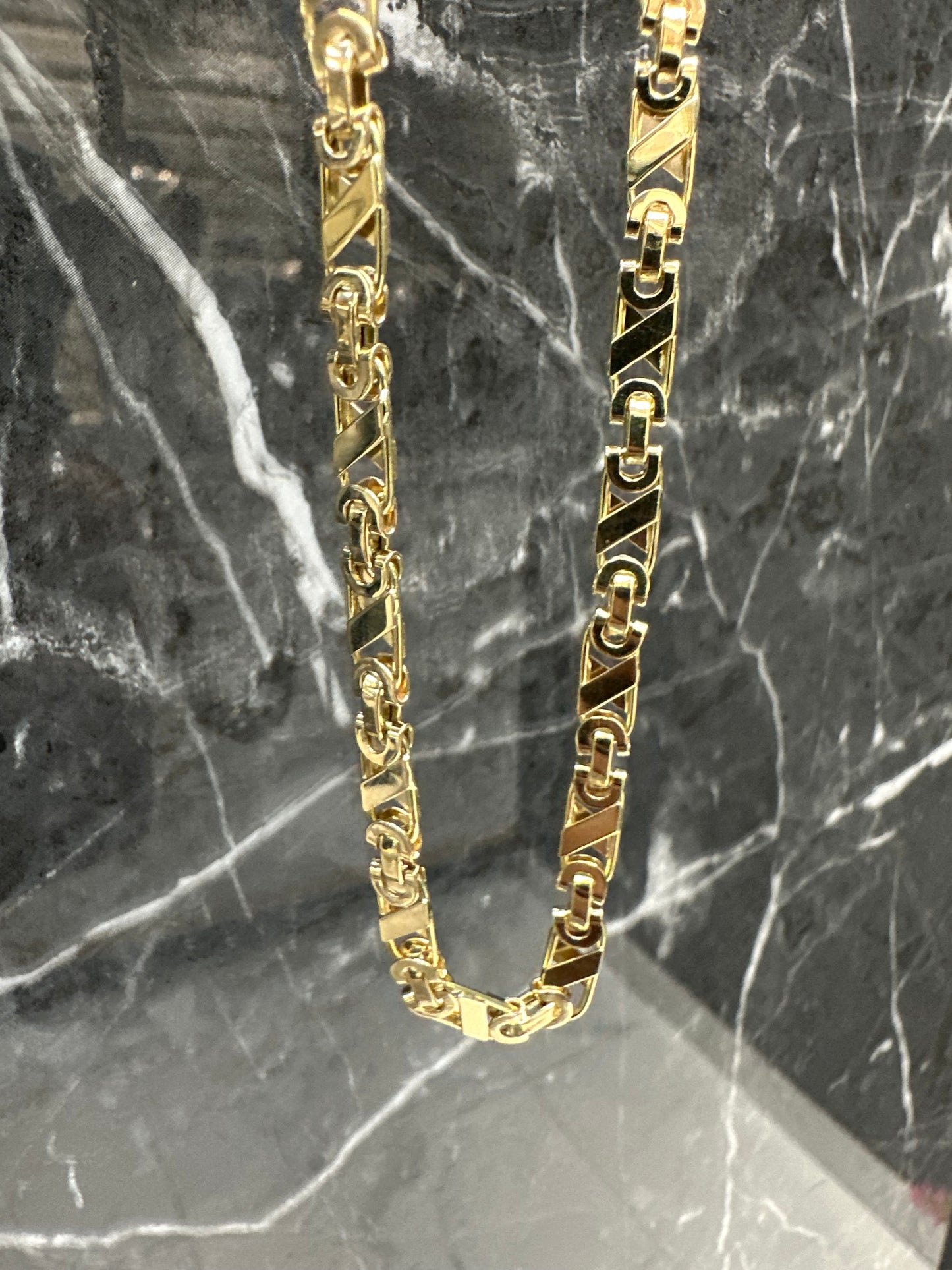 14K Gouden Valentino Ketting – 70 cm – 5 mm