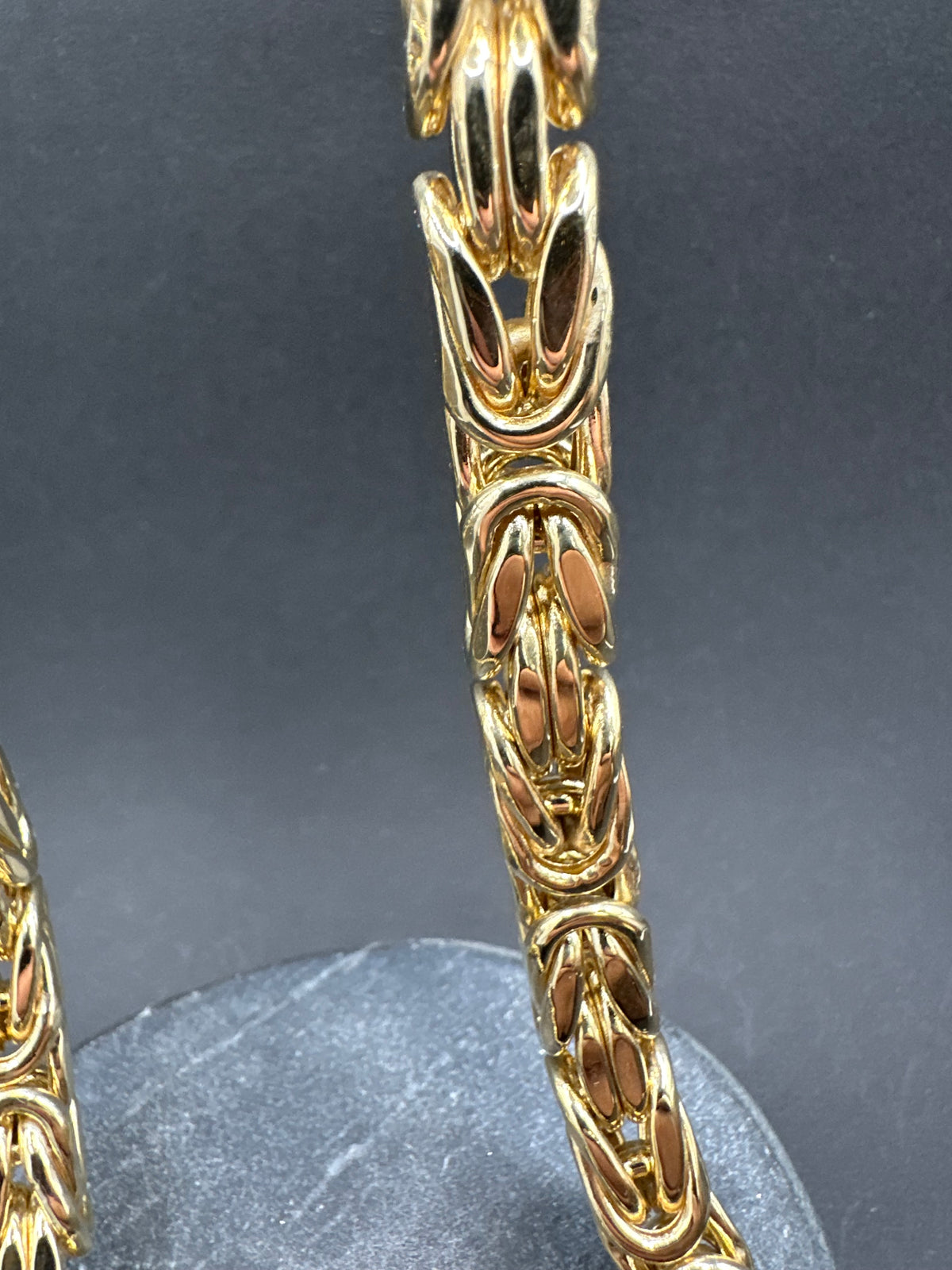 14K Gouden BOMBASTIC Koningsketting – 10 mm – 70 cm