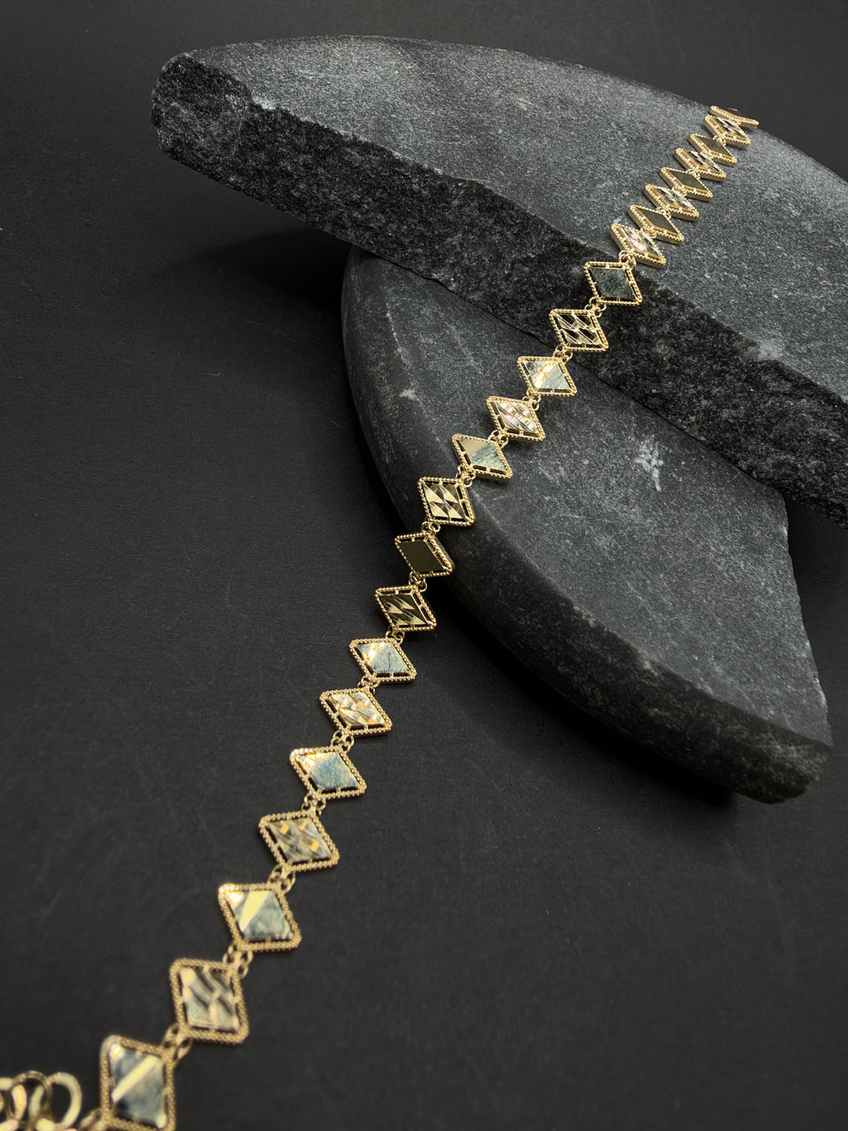 14K Gouden Platte Armband – 7,4 mm – Verstelbaar
