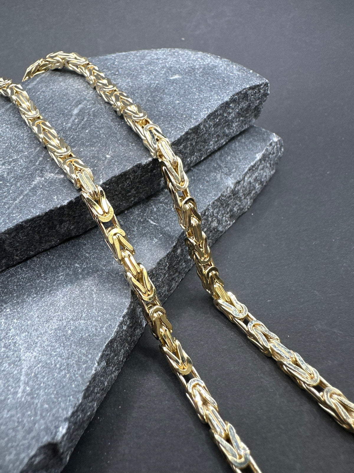 14K Gouden Byzantijnse Koningsketting – 3,5 mm