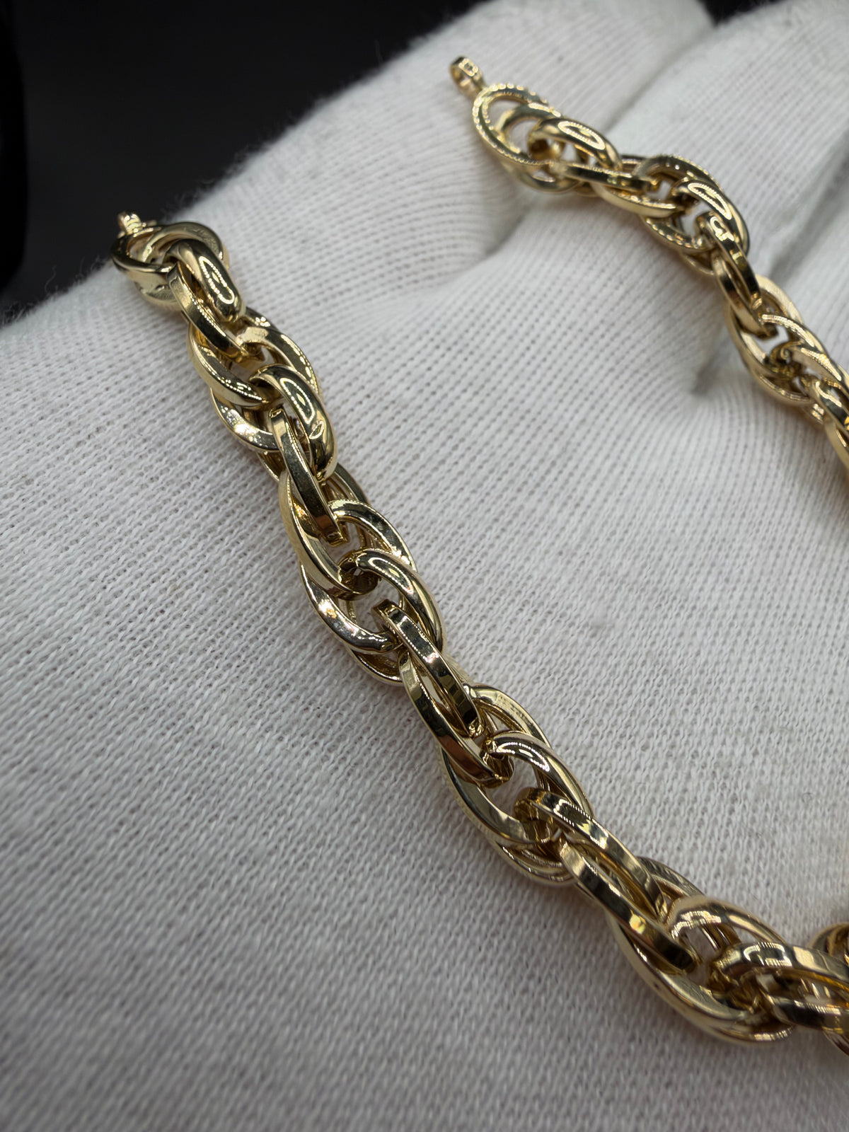 14K Gouden Singapore Armband – 19 cm – 6,5 mm