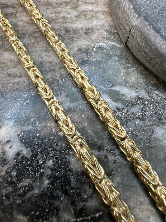 Prachtige 14K Gouden Koningsketting – 60 cm | 4,5 mm | Luxe & Krachtig