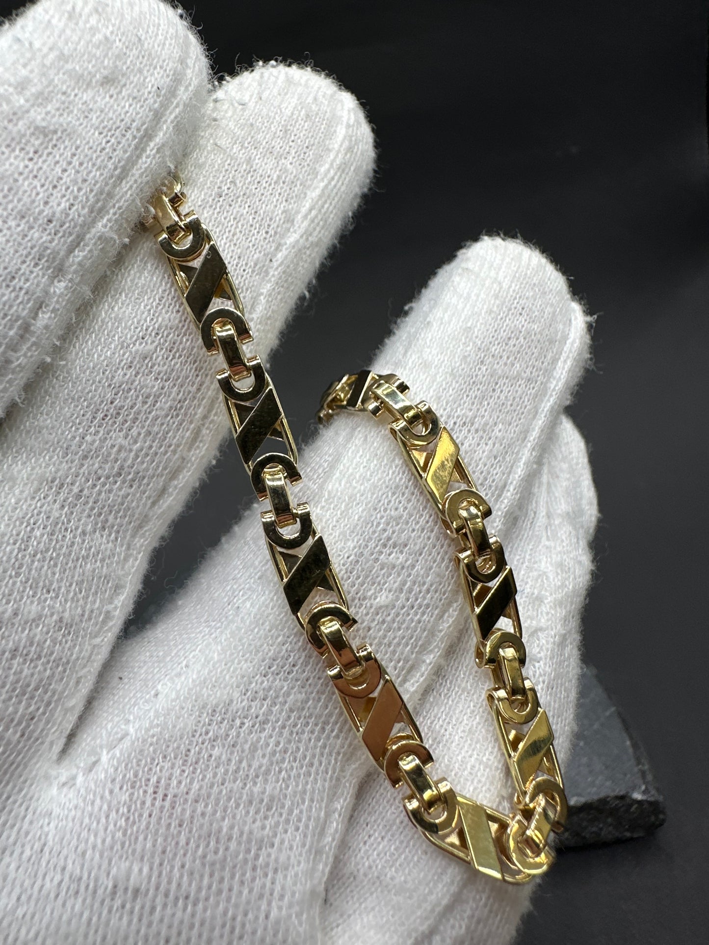 14K Gouden Valentino Armband – 5 mm – 21 cm