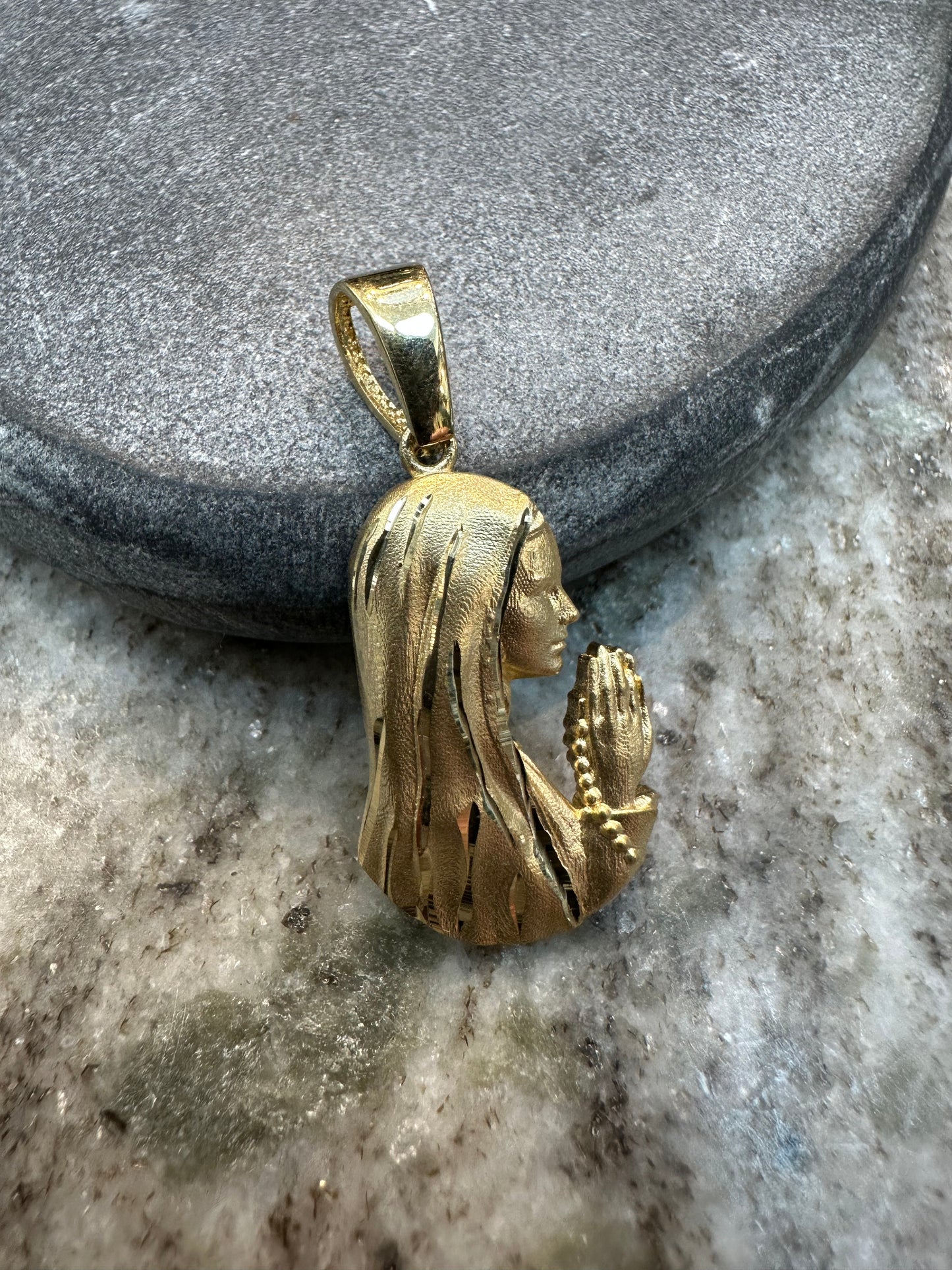 18K Gouden Maria Hanger