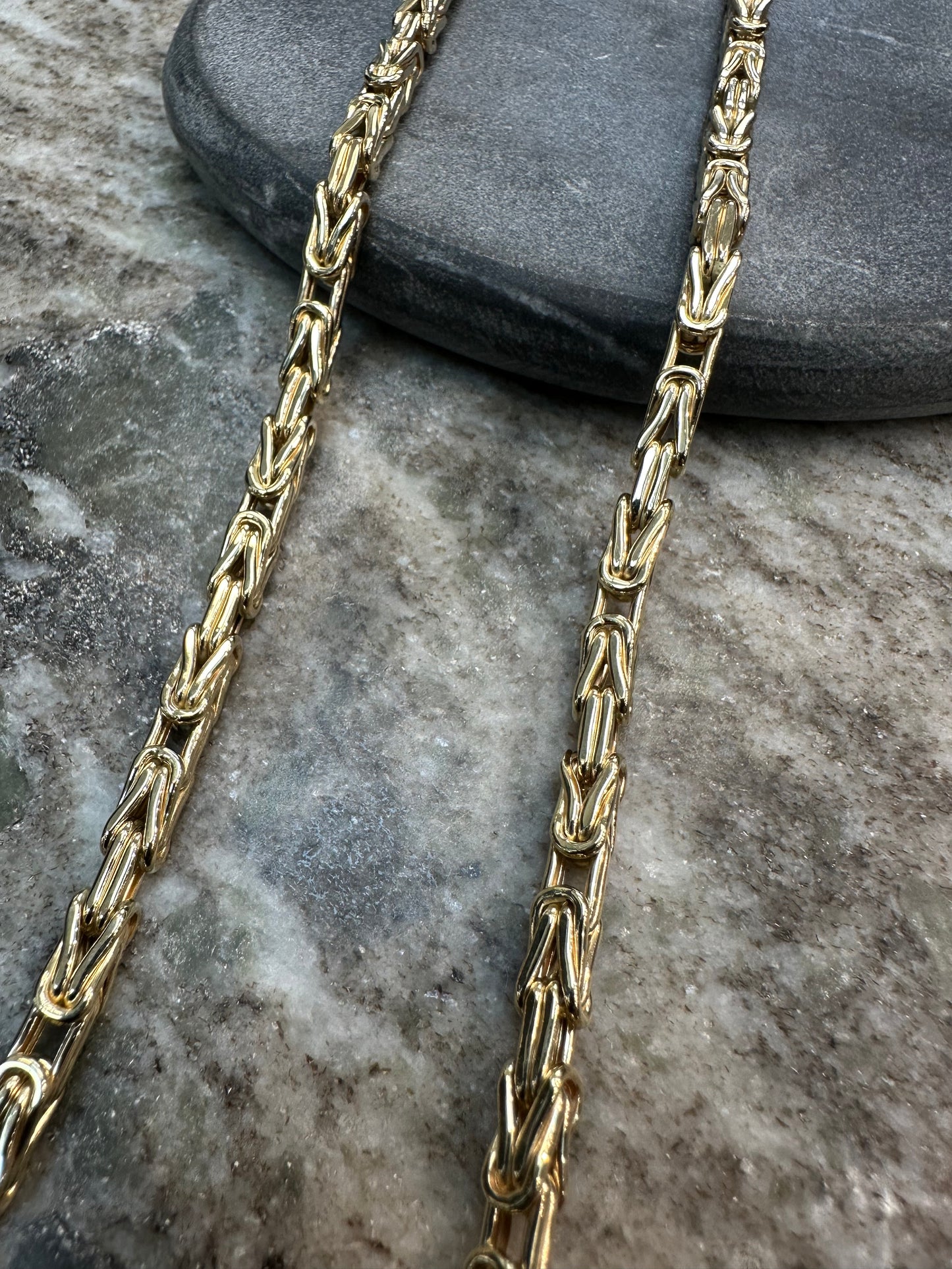 14K Gouden Koningsketting – 70 cm