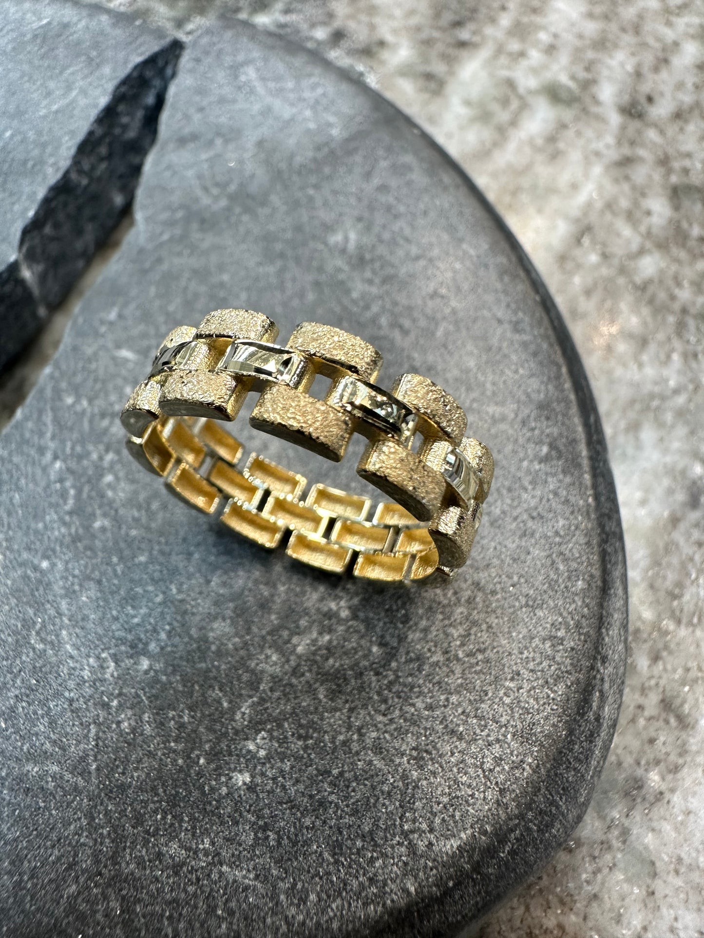 Prachtige 14K Gouden Rollie Ring