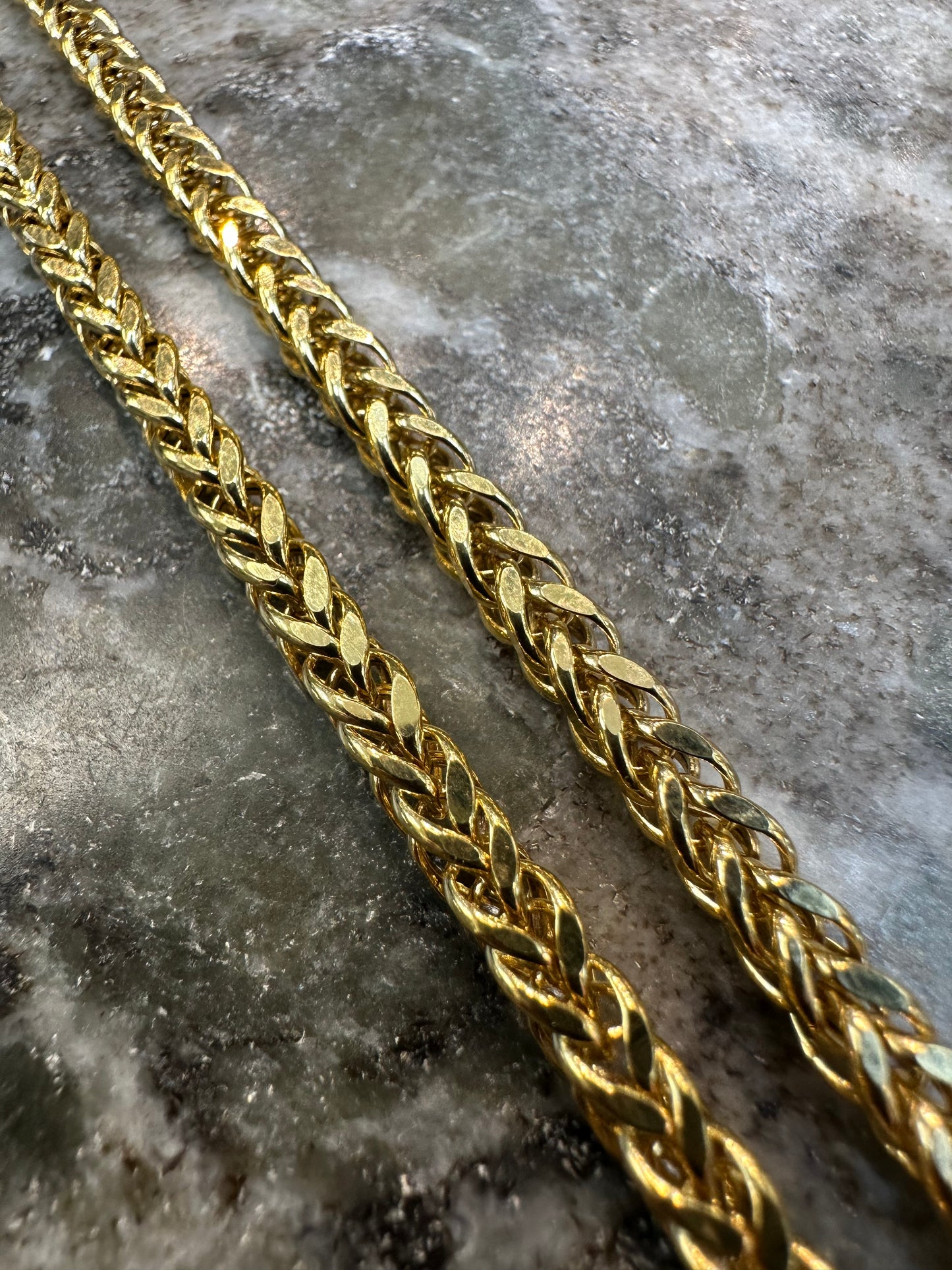 21K Gouden Vossenstaart Ketting – 60 cm – Dubai Collectie