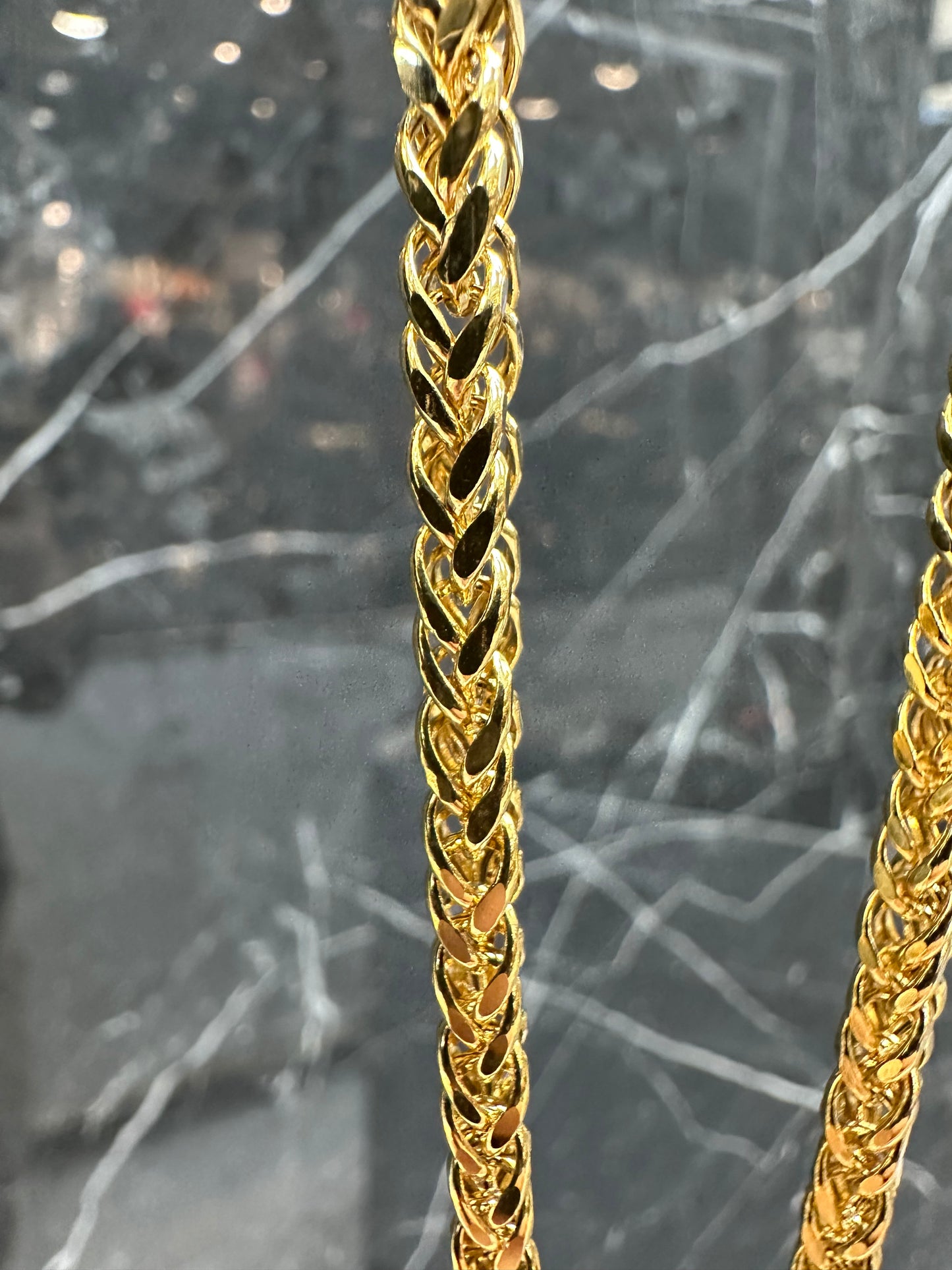 21K Gouden Vossenstaart Ketting – 60 cm – Dubai Collectie