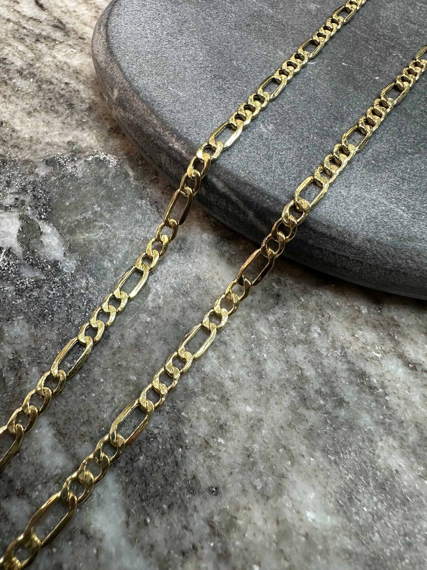14K Gouden Figaro Ketting – Klassiek met Karakter