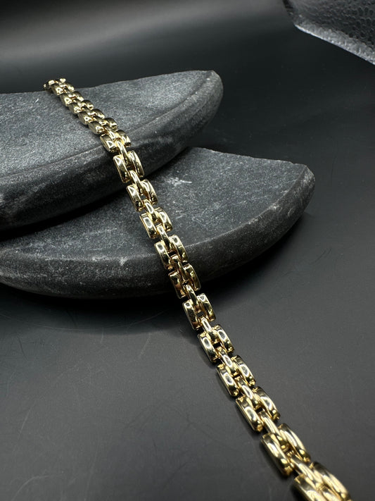 14k Gouden Schakel Armband – 5 mm | 20 cm