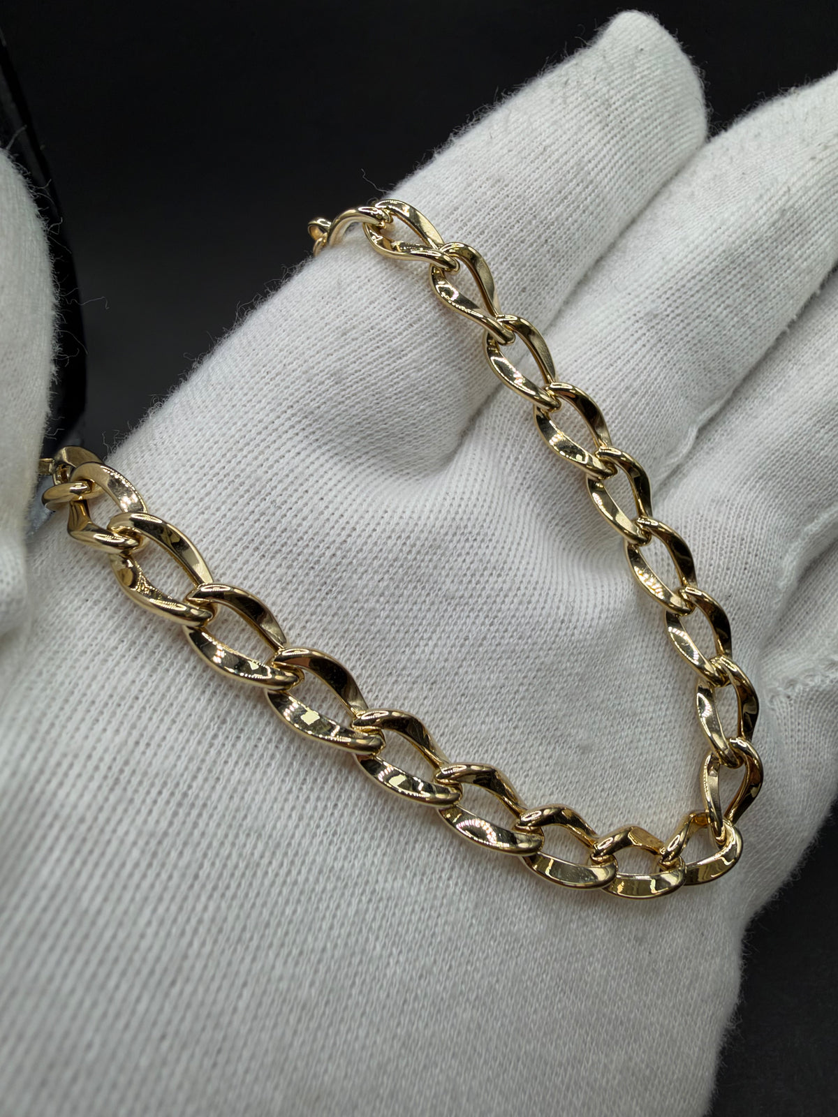 14K Gouden Armband – 19 cm – 6,4 mm