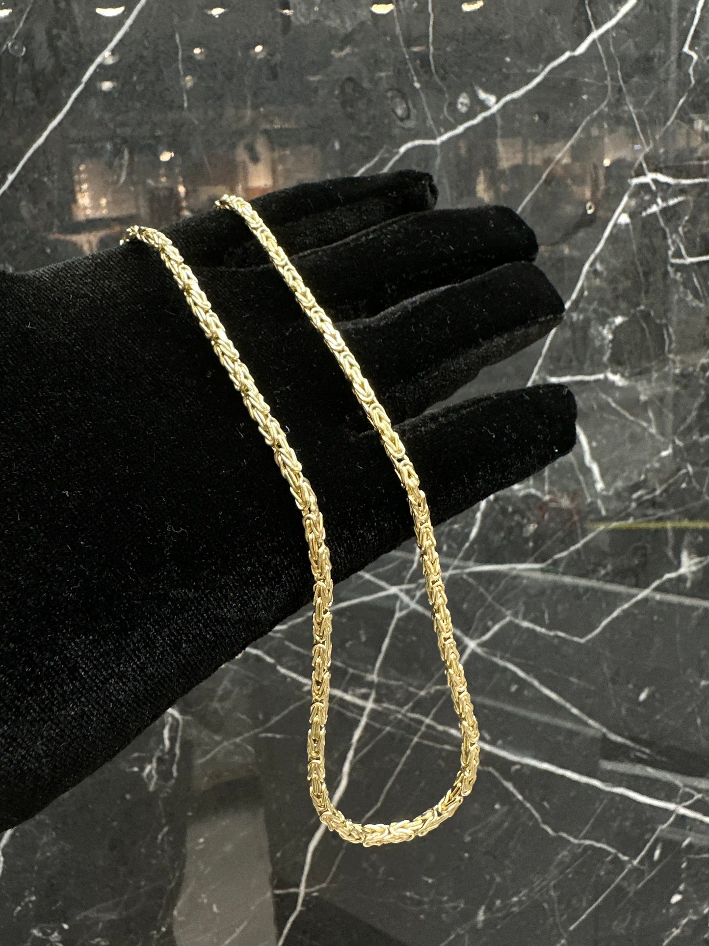 14K Gouden Klassieke Koningsketting – 60 cm | 3 mm