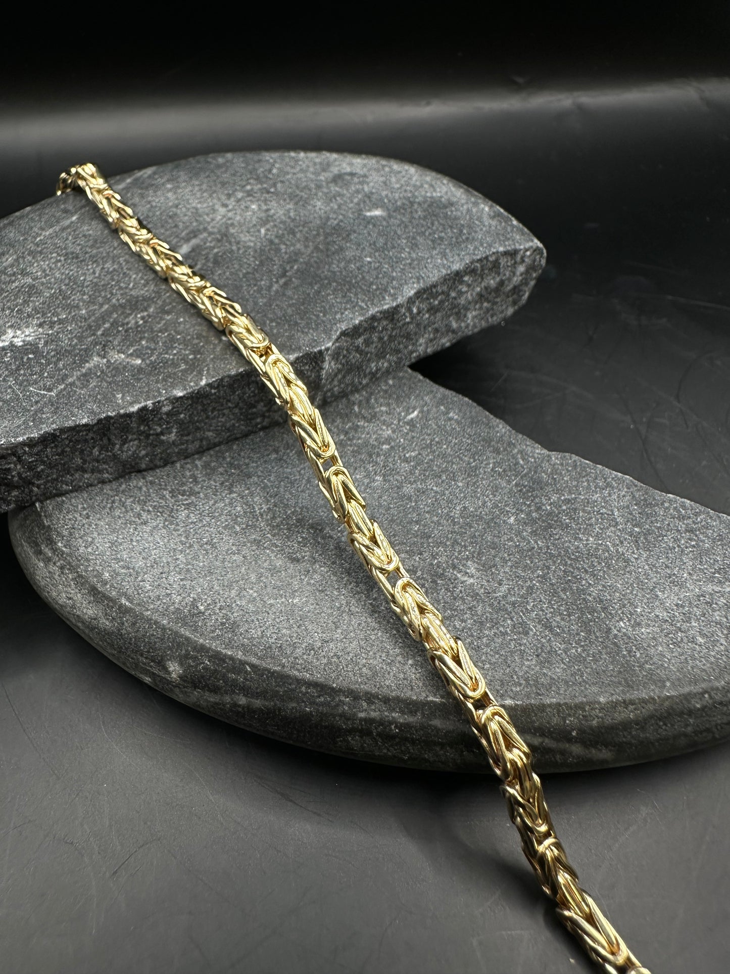 14K Gouden Koningsarmband – 21 cm