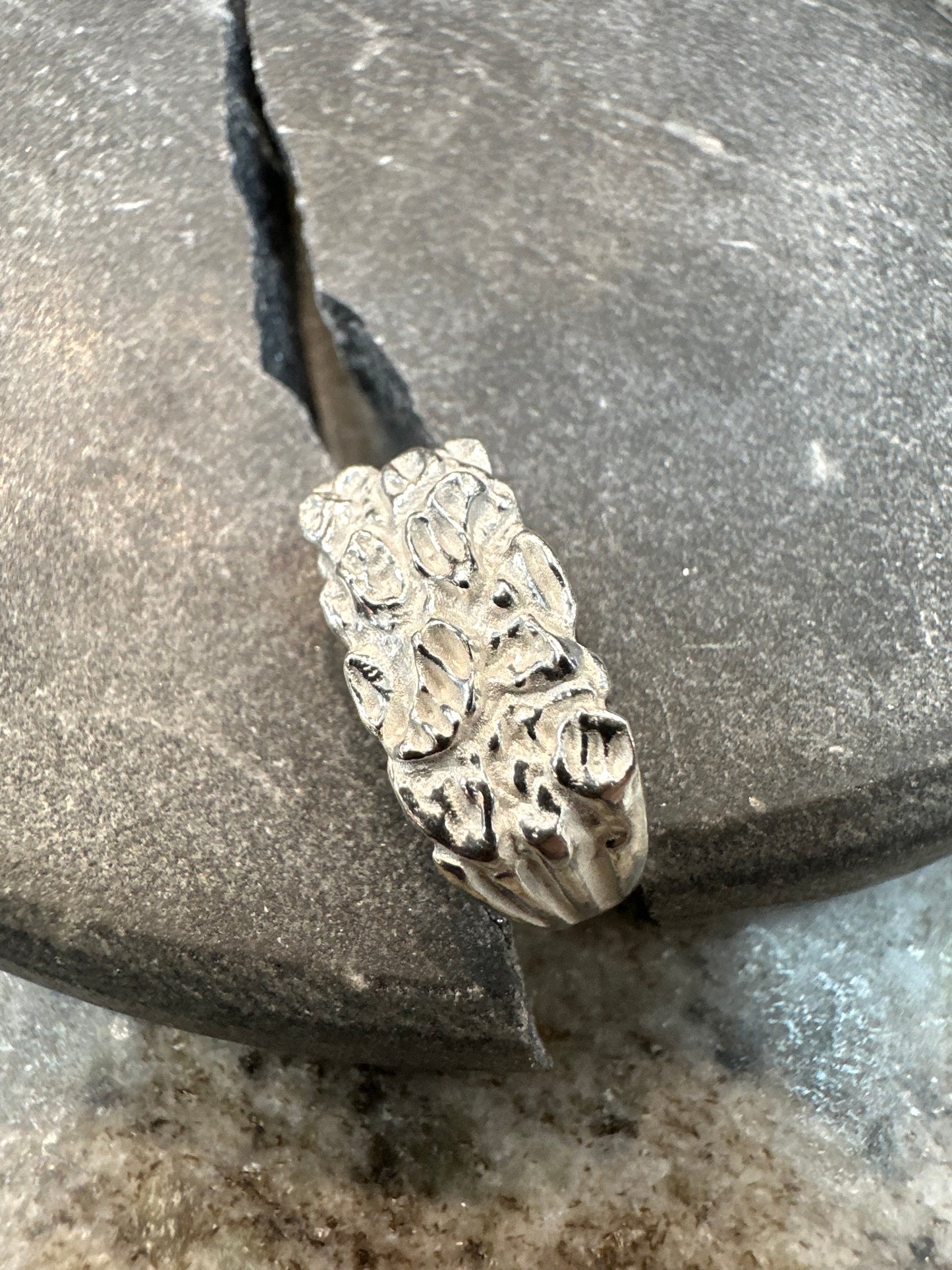 Prachtige 925 Zilveren Piet Piet Ring – Massief | Stoer & Krachtig Design