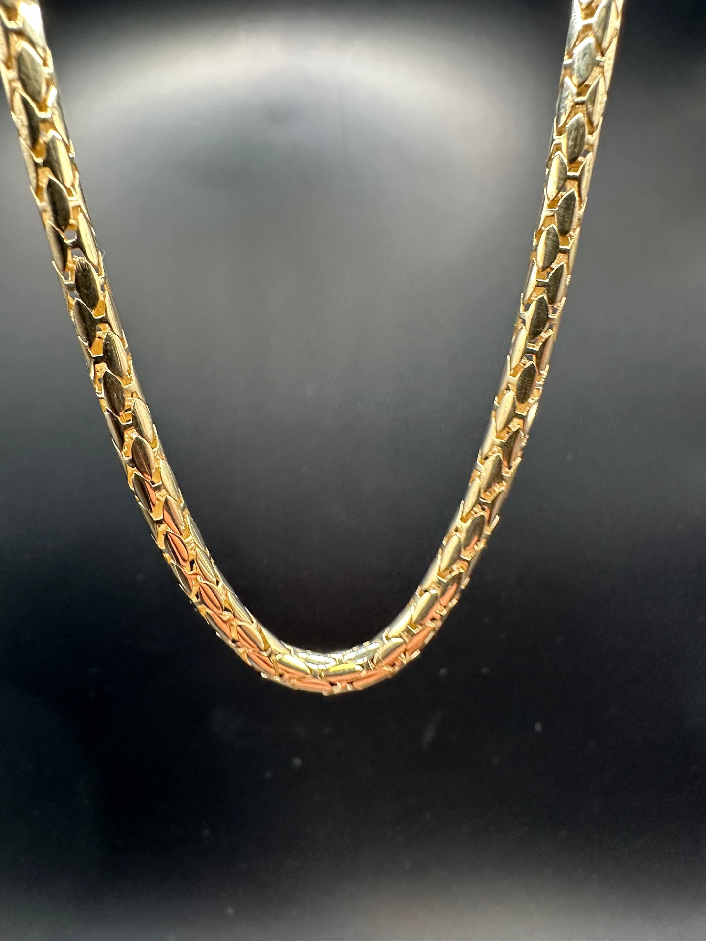 14K Gouden Popcorn Ketting – Massief Made in Italy – 64 cm