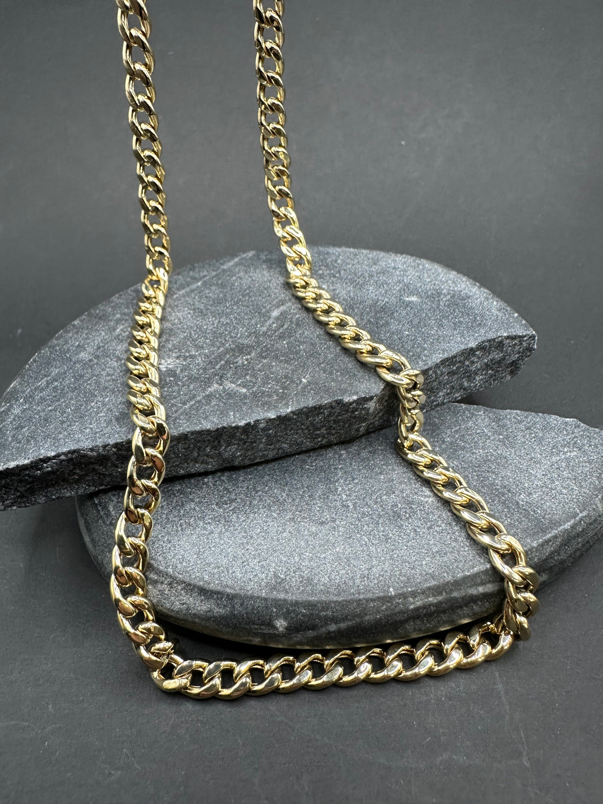 14K Gouden Gourmet Ketting – 5,5 mm – 68 cm