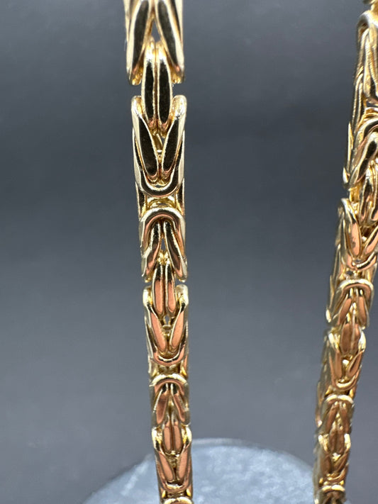 14K Gouden Klassieke Koningsketting – 4 mm – 60 cm