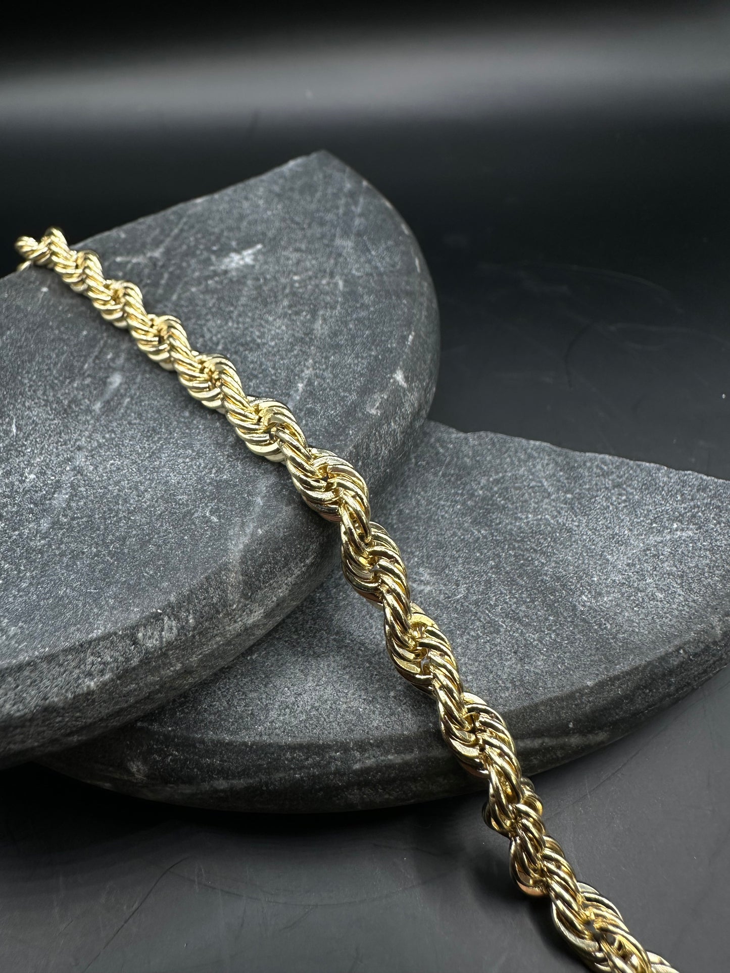14K Gouden Rope Armband – 20 cm