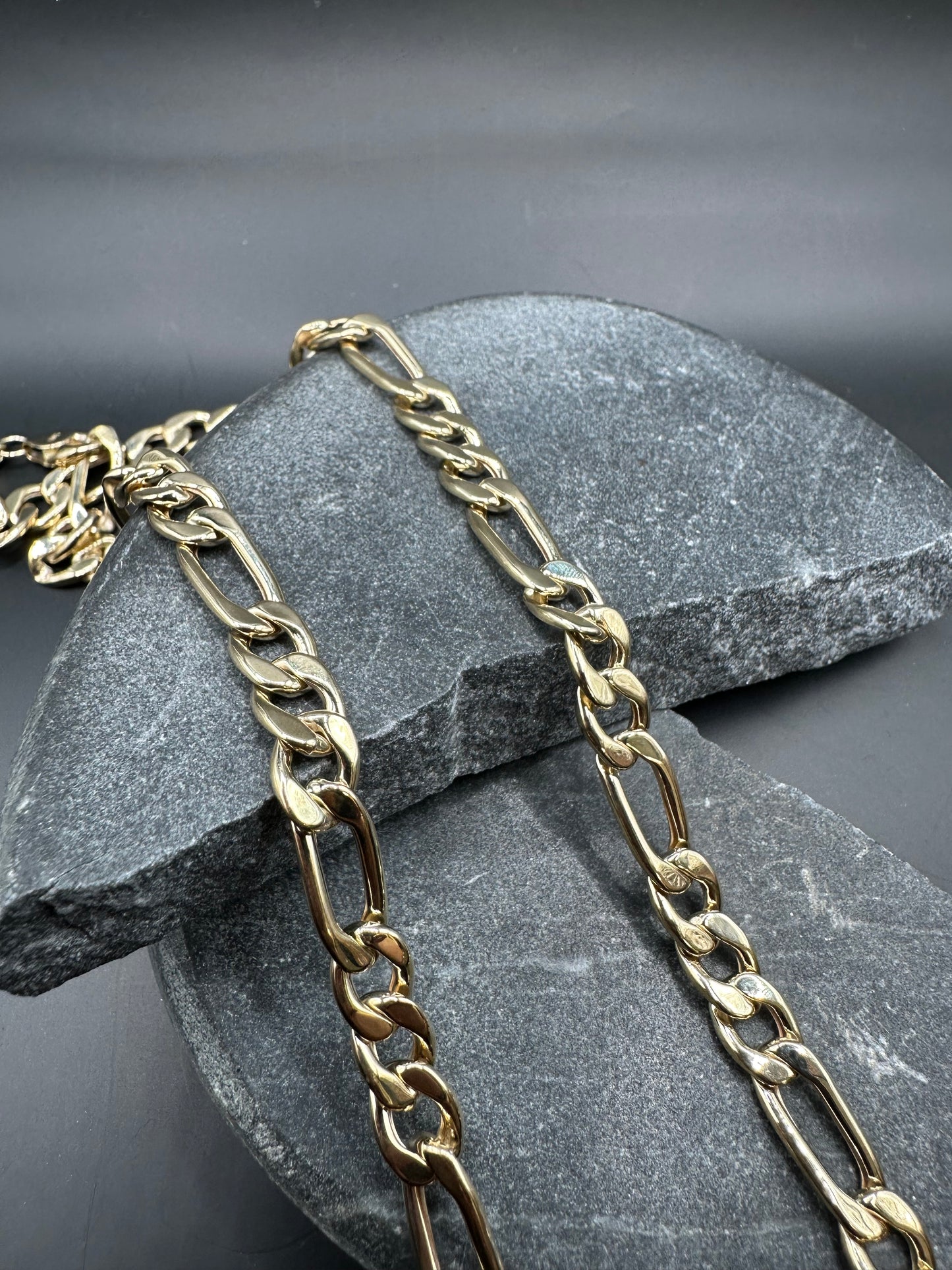 14K Gouden Figaro Ketting – 67 cm